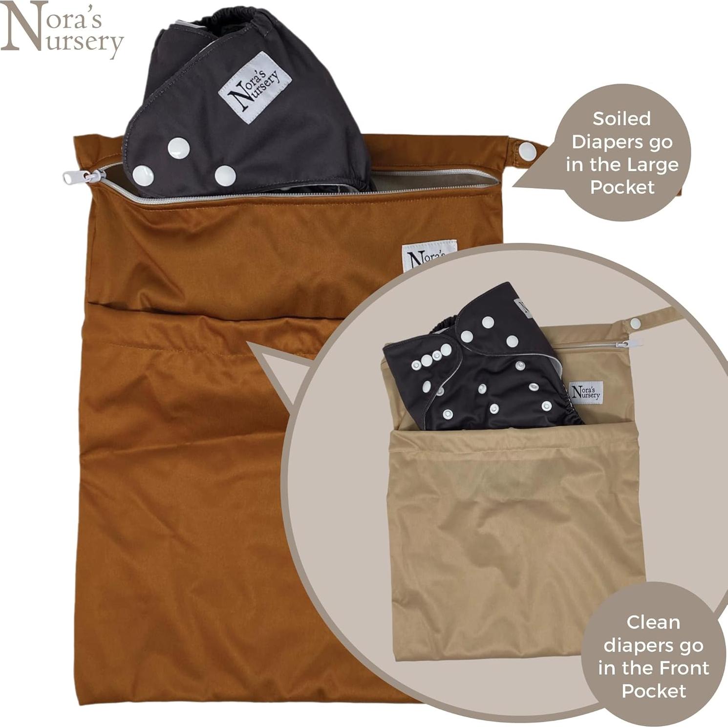 Bolsas Húmedas y Secas Nora's Nursery - 28x38 cm - 2 Paquete