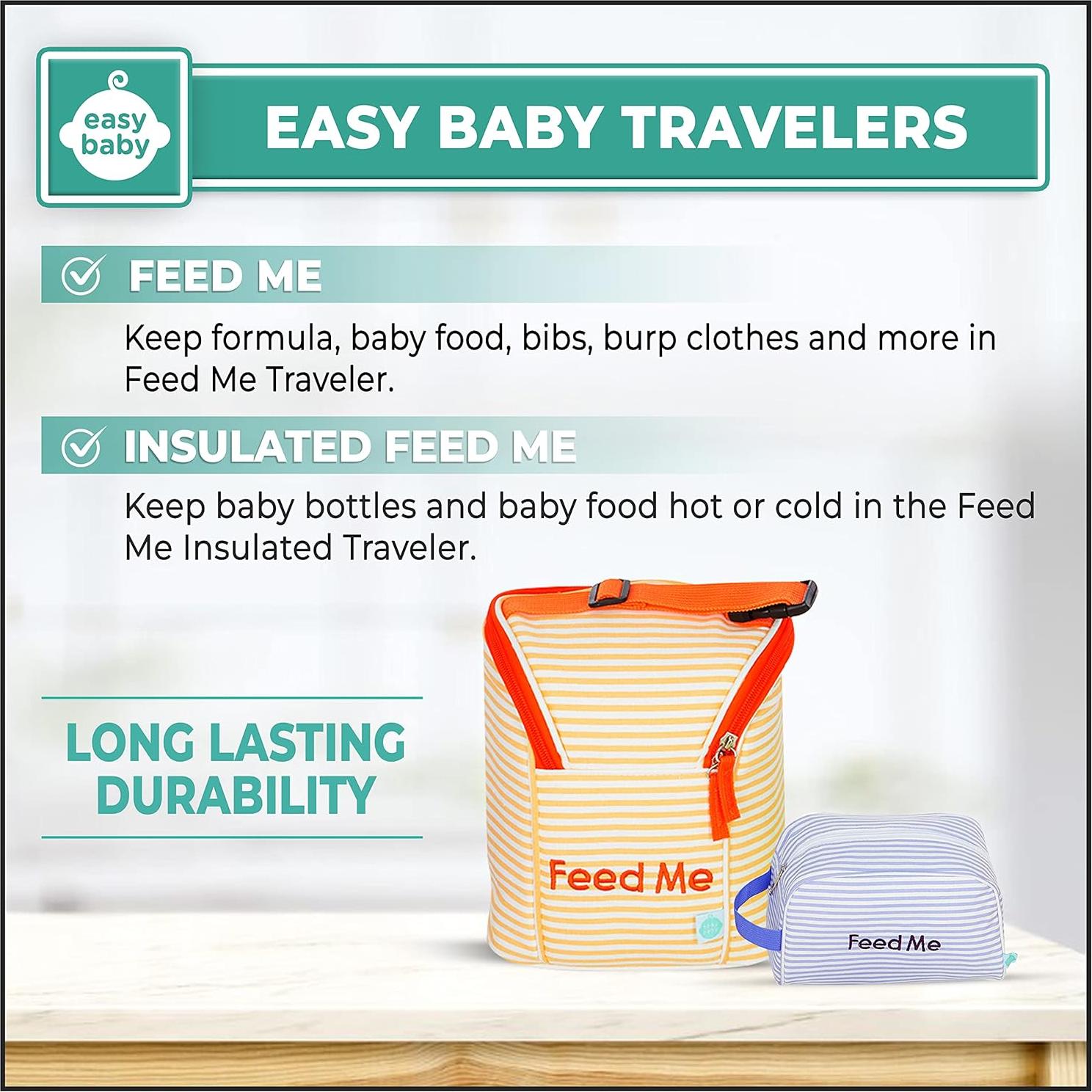 Organizador de Pañales Easy Baby - Paquete de 8 Seersucker
