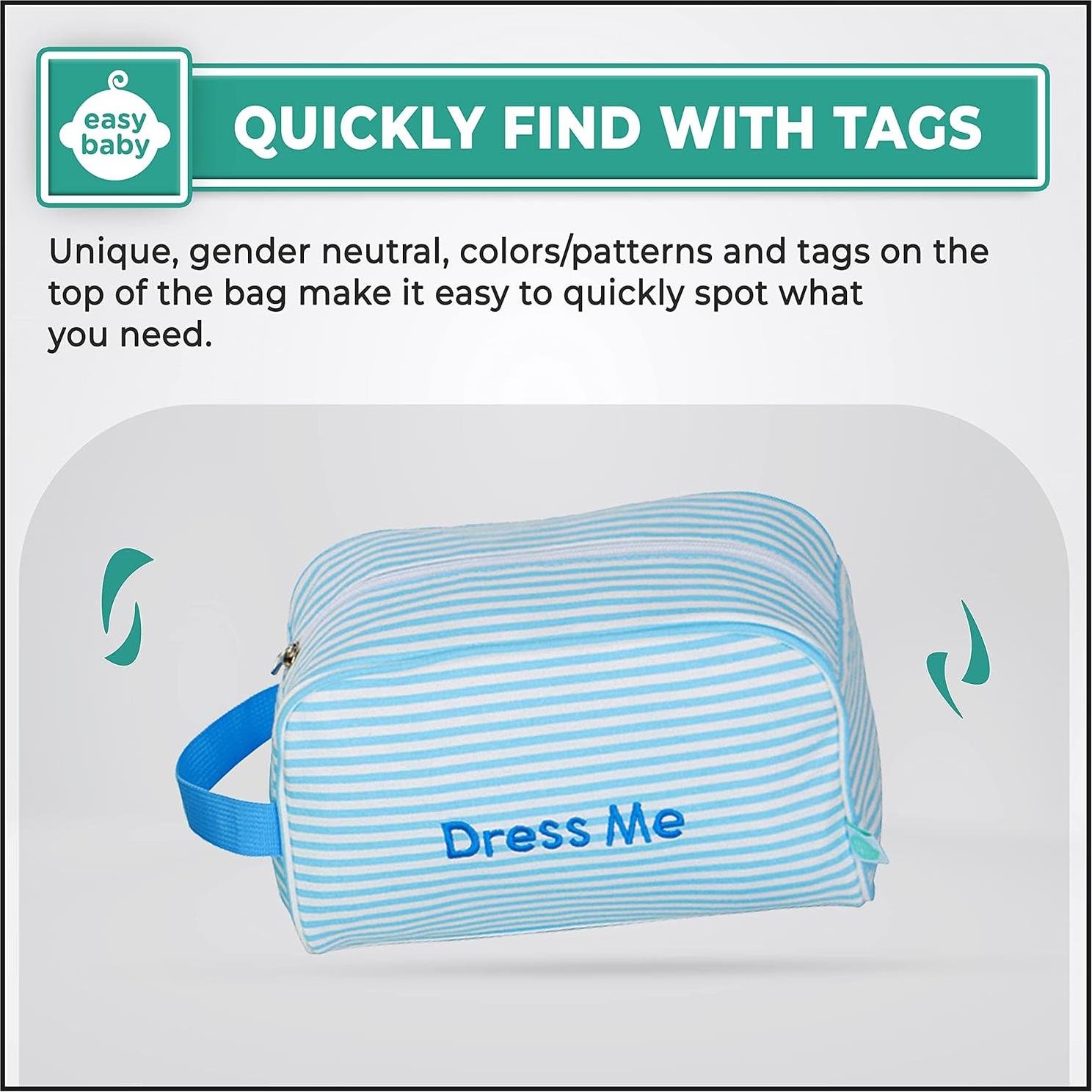 Organizador de Pañales Easy Baby - Paquete de 8 Seersucker