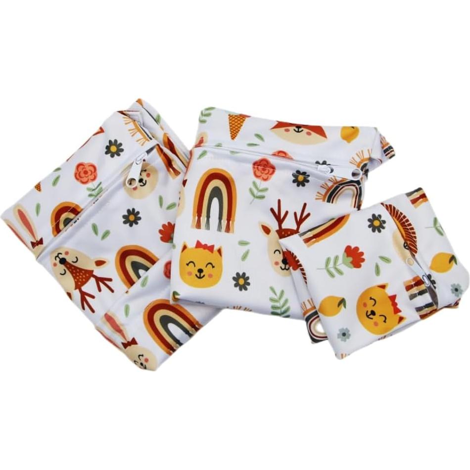 Bolsa de Pañales Impermeable ASENAPPY 3pcs Reutilizable