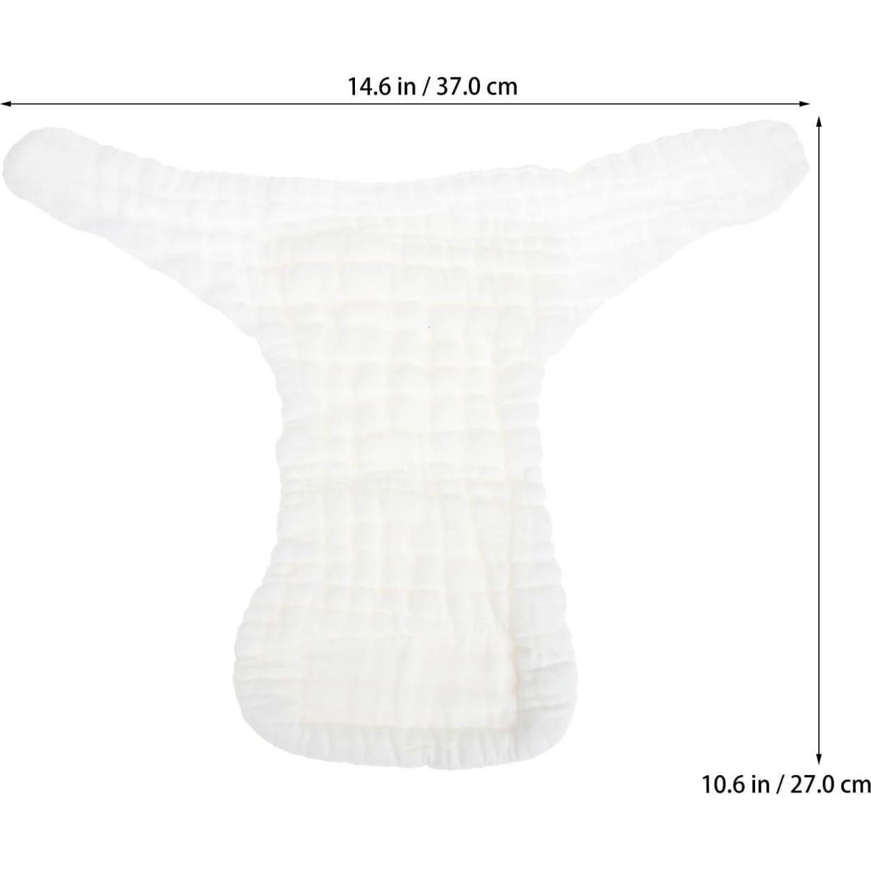 Pañales Lavables Healifty Algodón Puro para Recién Nacidos 5 Piezas