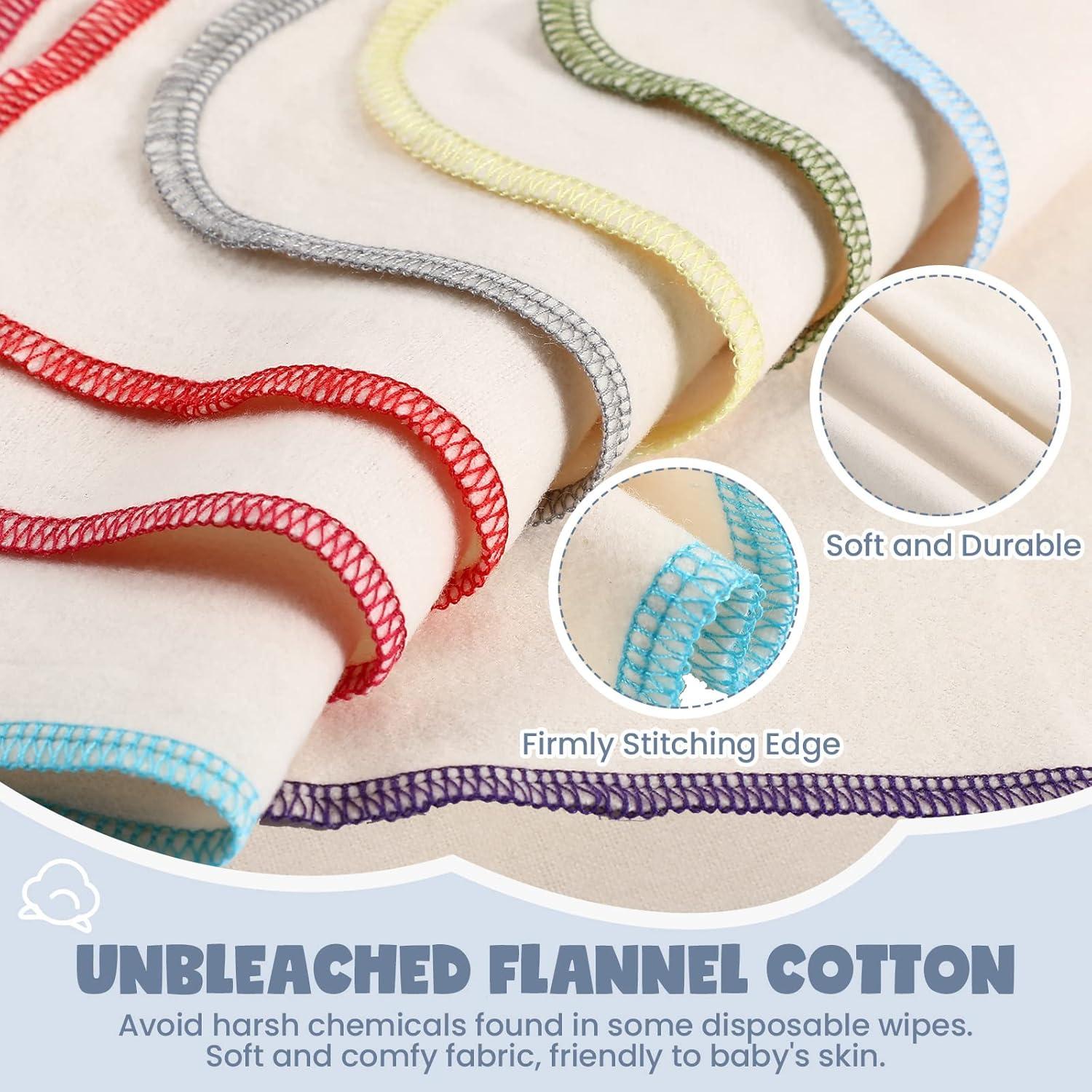 Pañuelos de Tela Reutilizables Zopeal 64 Pcs 20.5x20.5cm