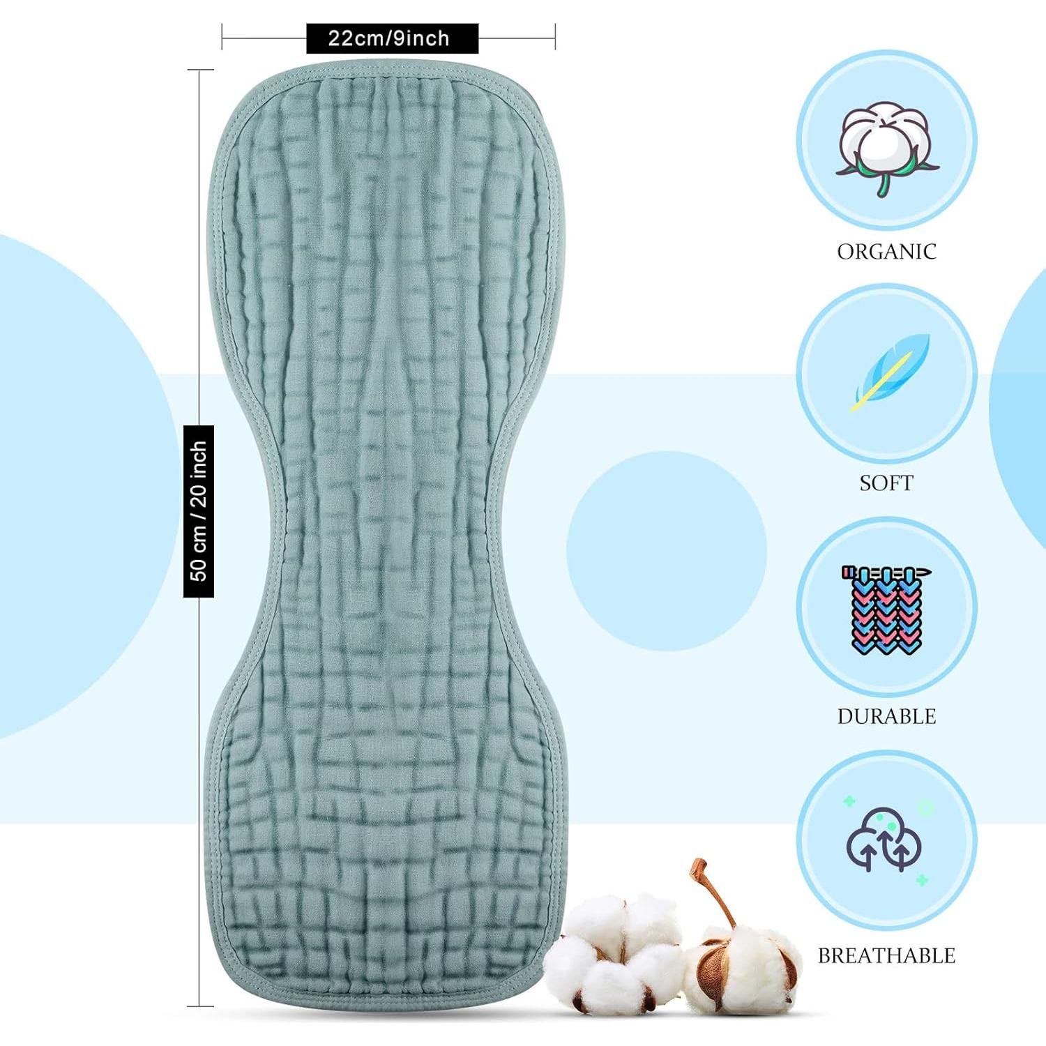 Pañales de Muselina Frienda 6 Piezas 22x50 cm Colorido