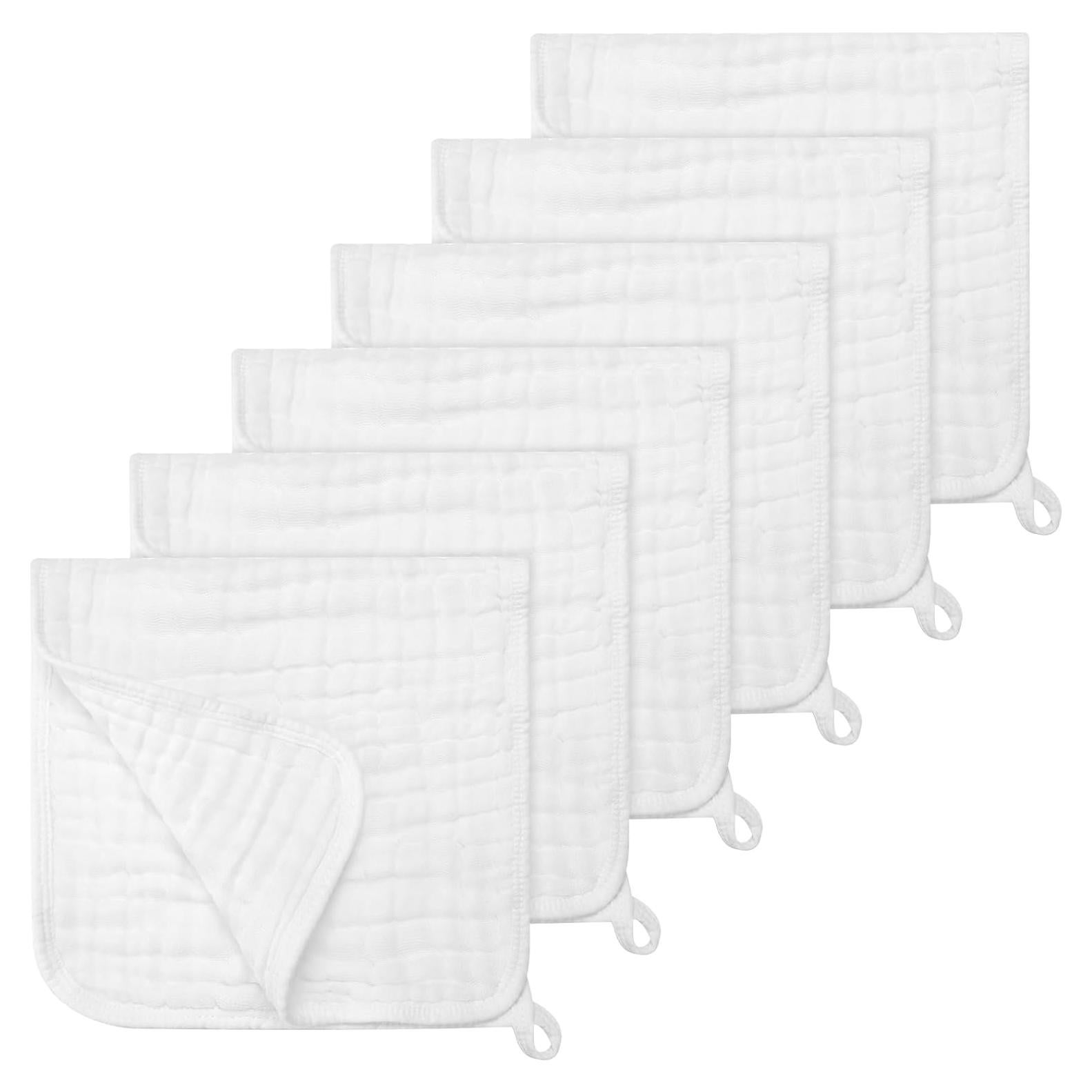 Pañales de Muselina Accmor 100% Algodón 50x25cm 6 Pzas