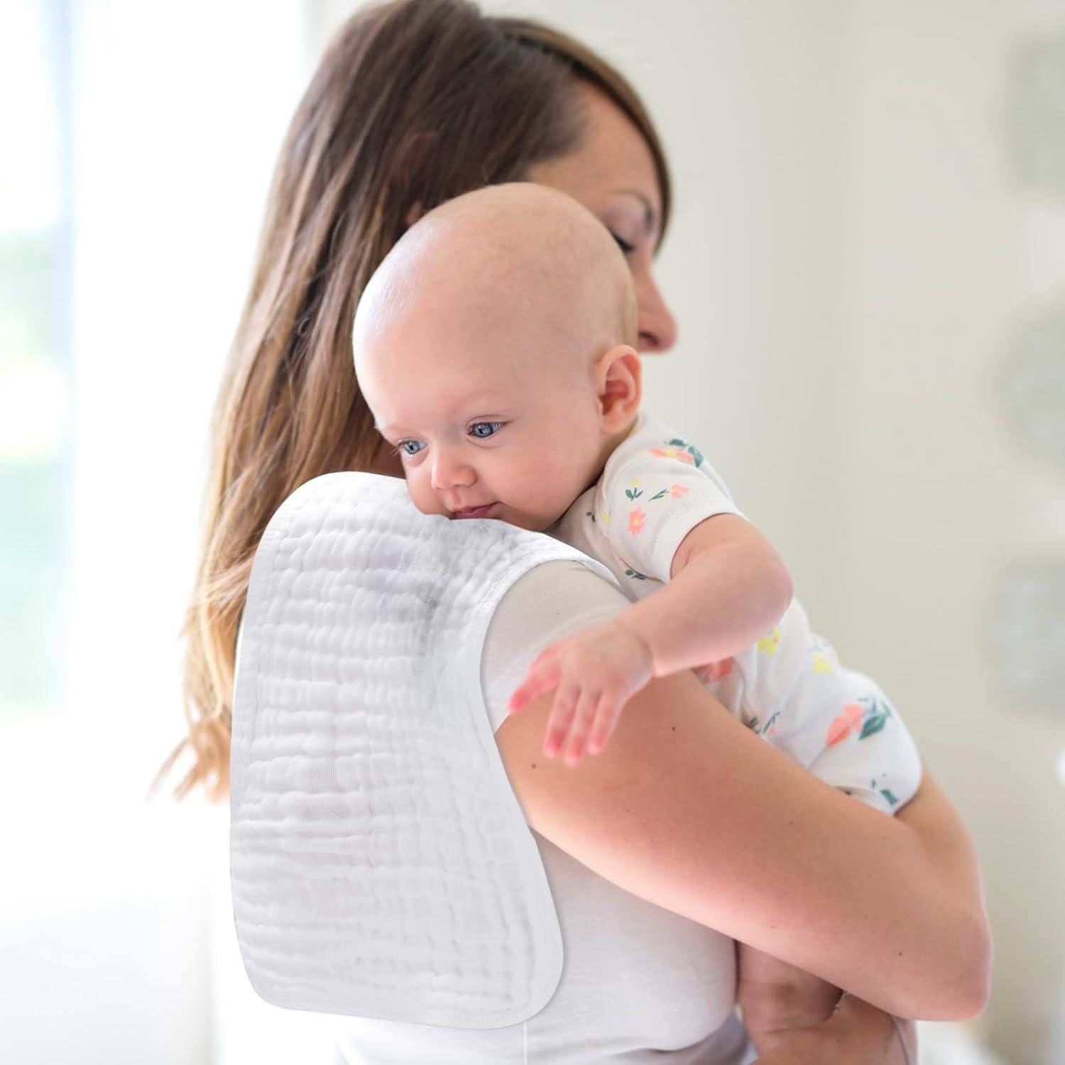 Pañales de Muselina Accmor 100% Algodón 50x25cm 6 Pzas