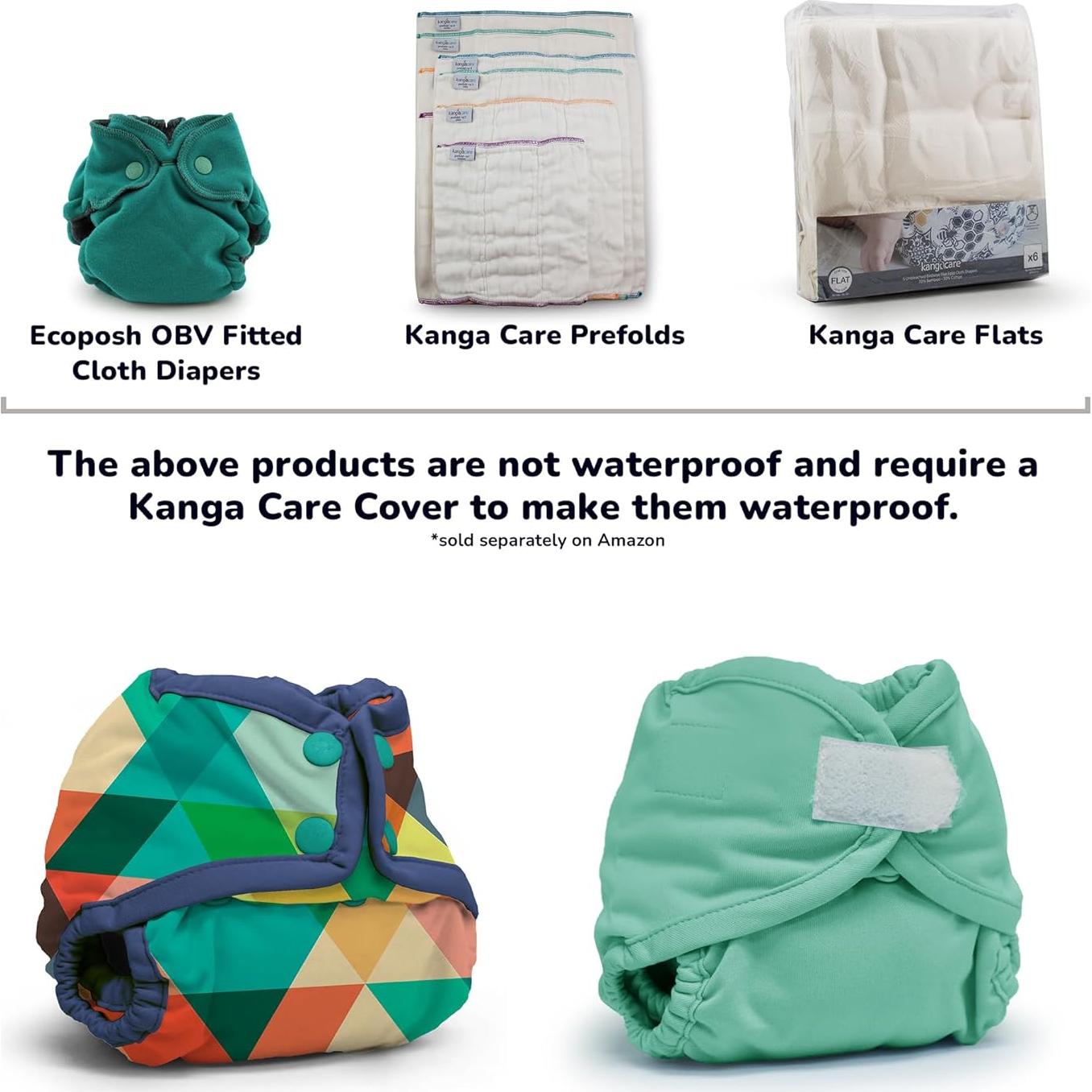 Cubierta de Pañal Reutilizable Kanga Care Rumparooz Recién Nacido 1.8-6.8 kg