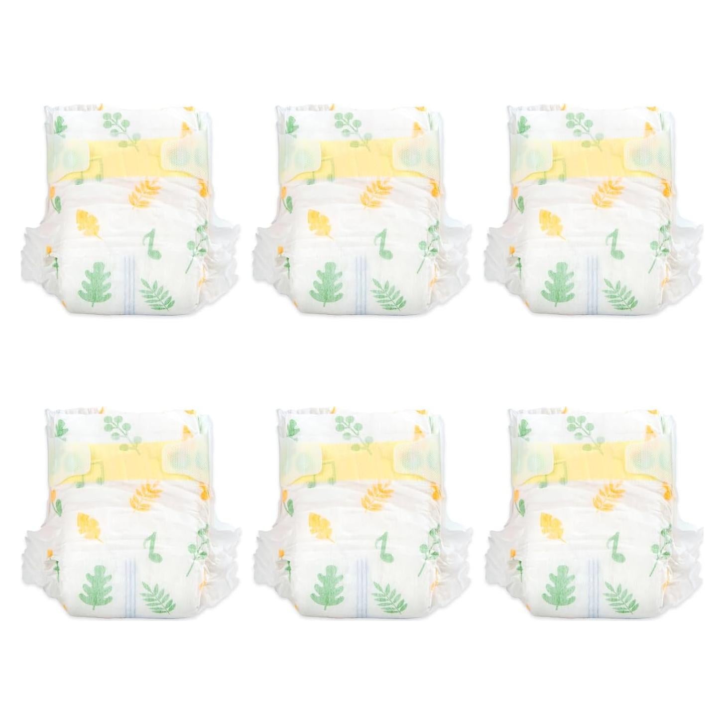 Ropa de Muñeca Reborn 6 Piezas Pañales Reutilizables 17-22"