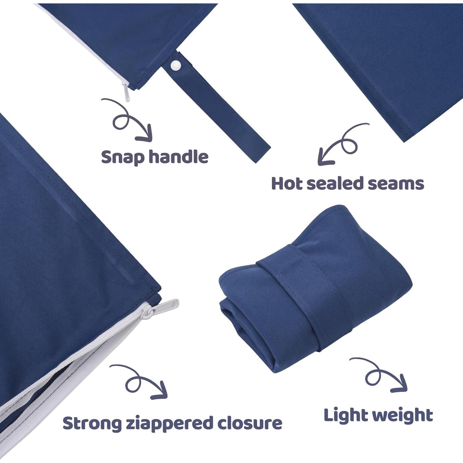 2 Bolsas de Tela Impermeables Eaxin para Pañales Reutilizables