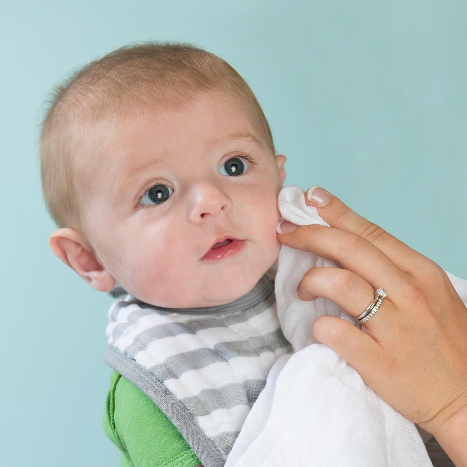 Paños de Muselina Reutilizables Green Sprouts 5 Paquete Rosa