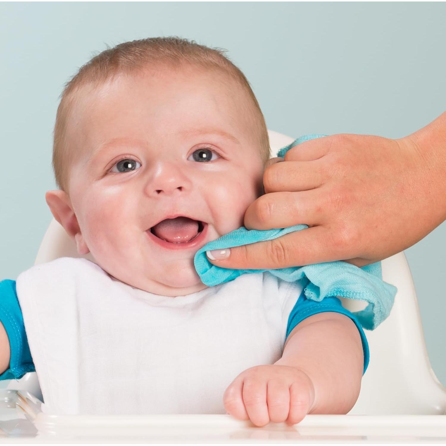 Paños de Muselina Reutilizables Green Sprouts 5 Paquete Rosa