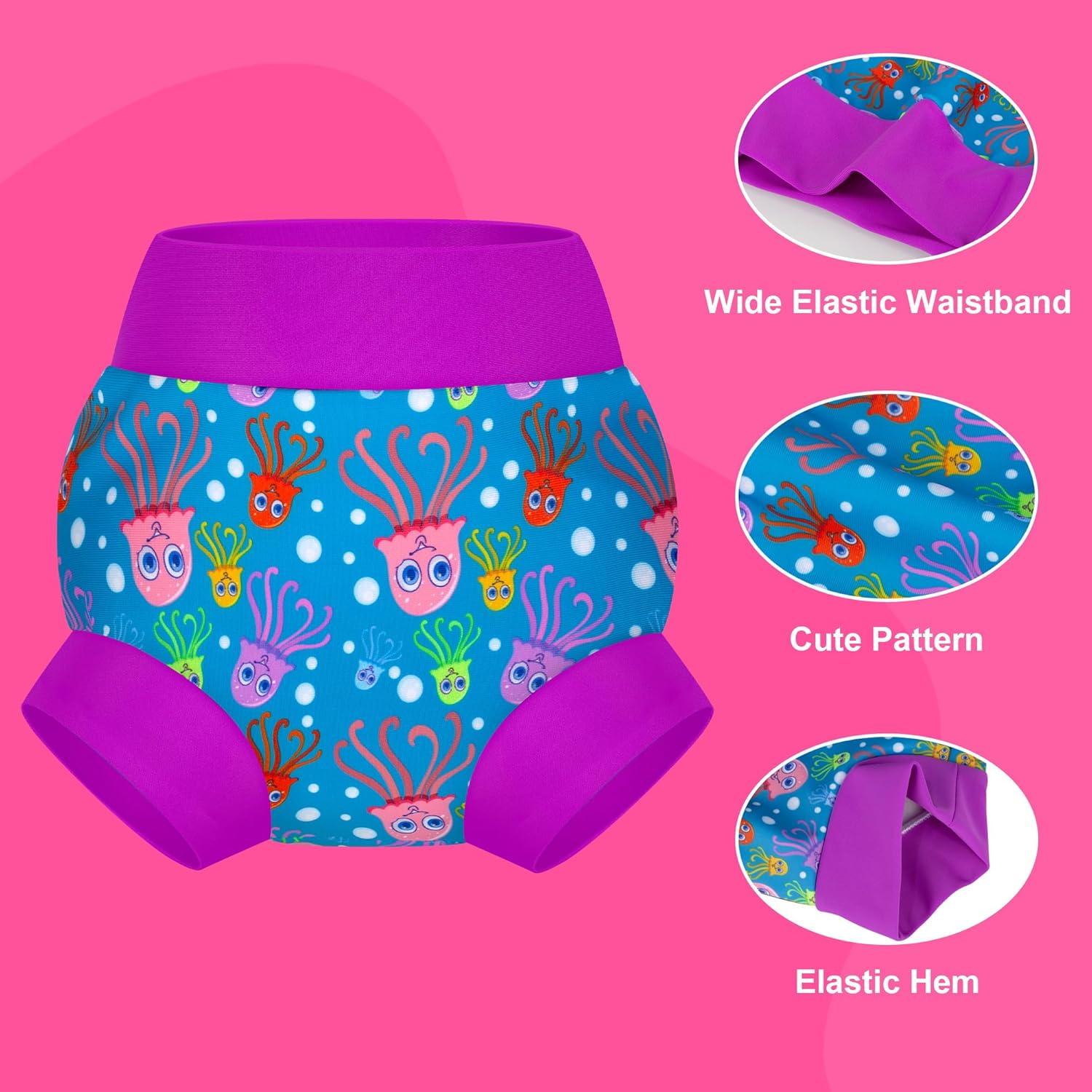 Pañales de Natación Reutilizables BIG ELEPHANT 3pcs 12-24 Meses