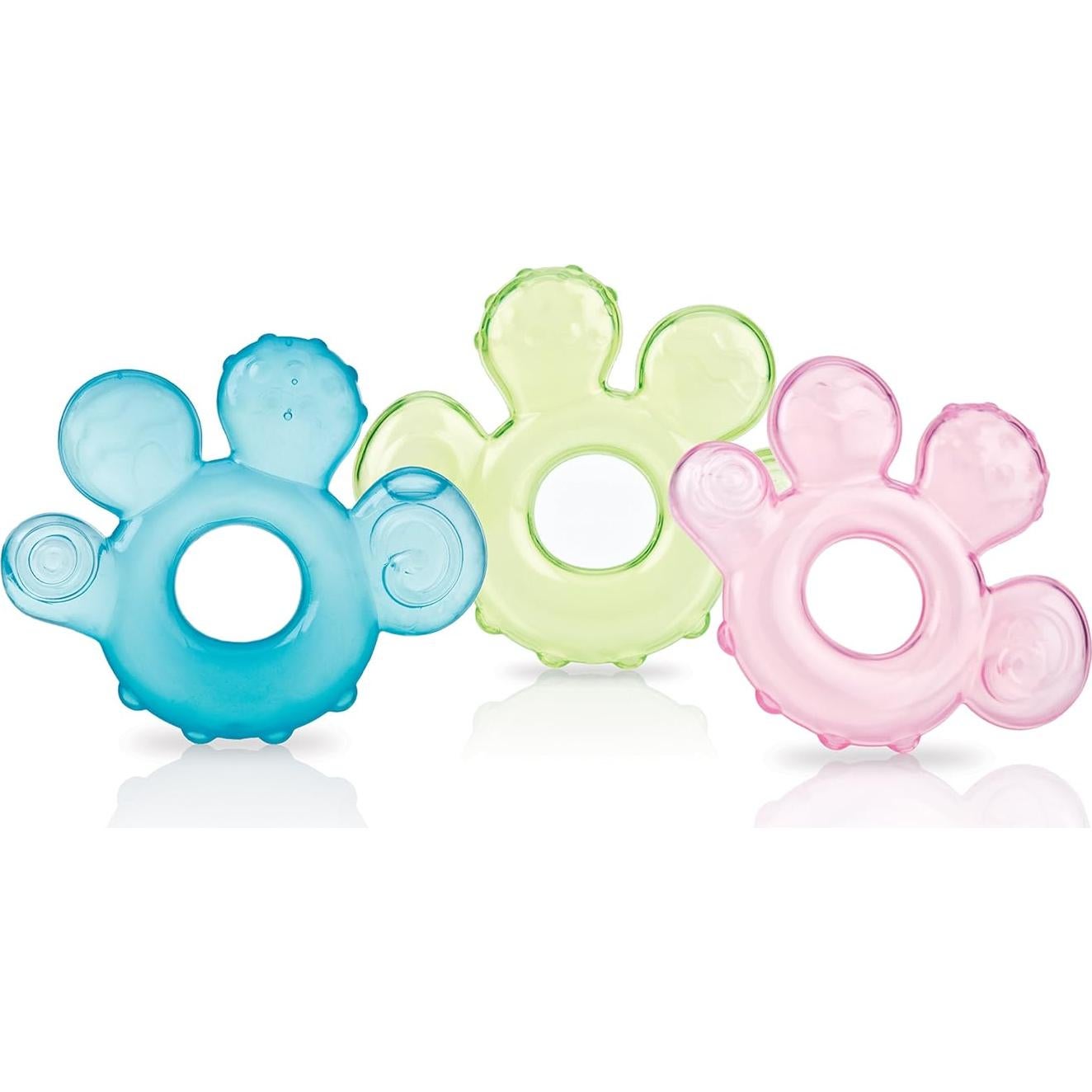 Mordedor de Mano Nuby IcyBite 0-3 Meses Gel Texturizado