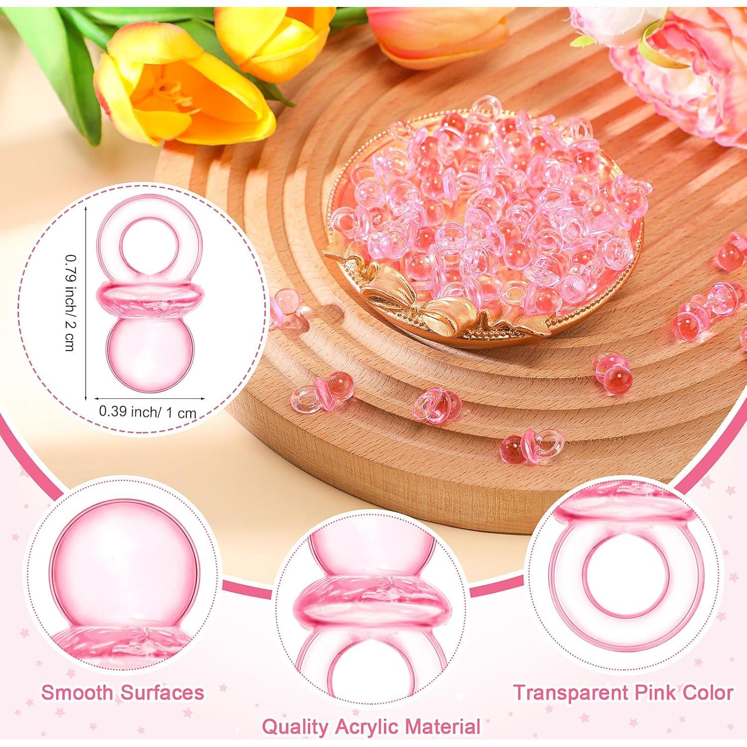 Juego de Búsqueda de Chupetes Roowest 51 Pcs Oso Rosa