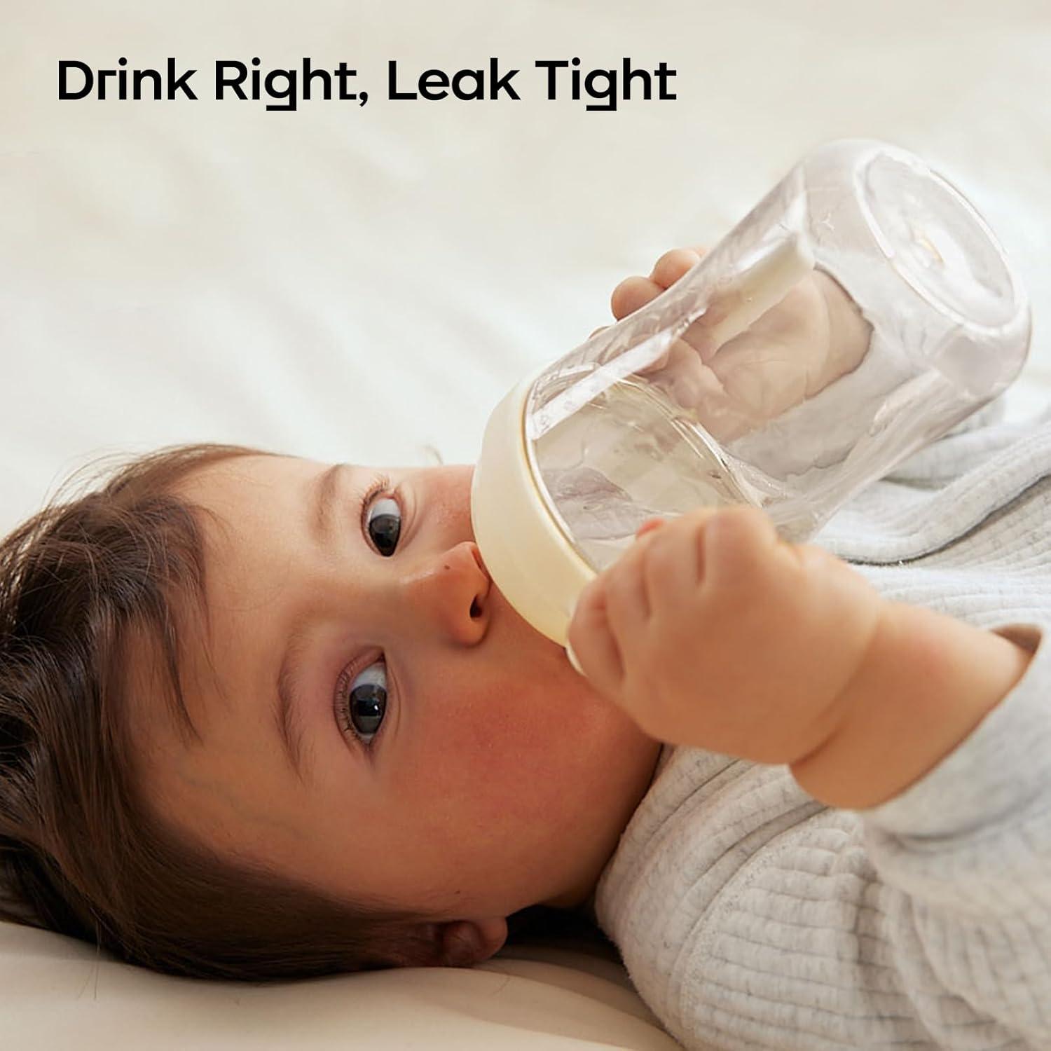 Taza de Aprendizaje Bc Babycare 300ml Antifugas 6+ Meses Azul