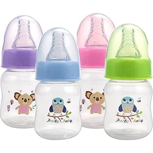 Botellas Anticólicas Bebé Bonito 60ml Paquete de 4 BPA Free