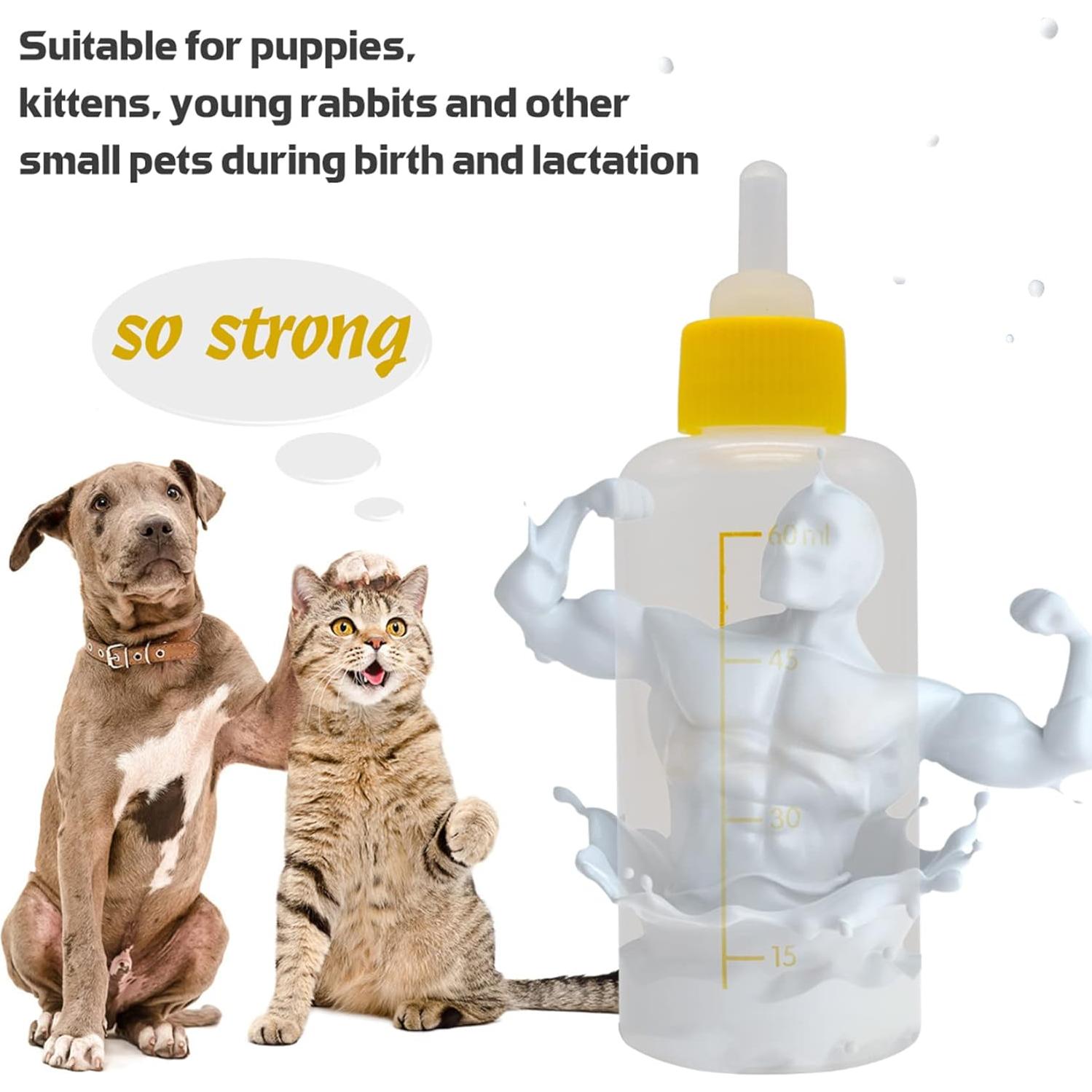 Botella de Alimentación para Cachorros y Gatitos 60ml LAOMA