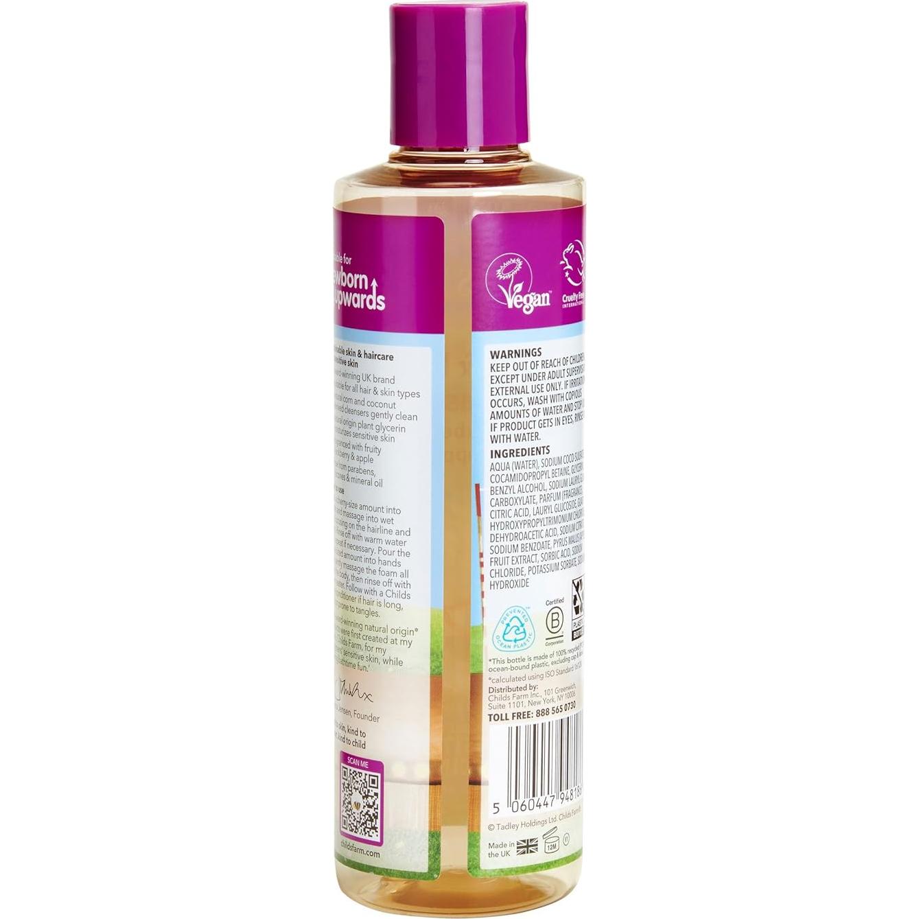 Gel de Baño y Cabello Childs Farm 248 ml Piel Sensible Mora