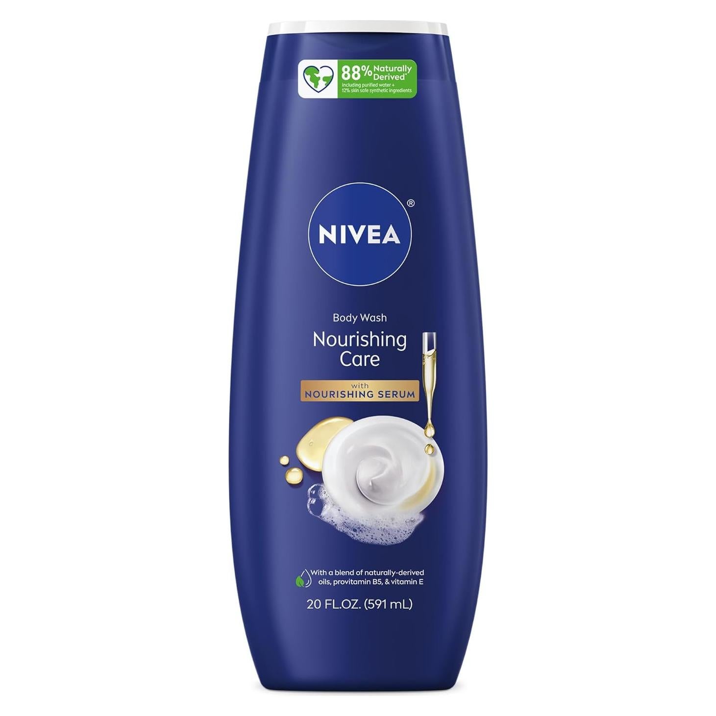 NIVEA Gel de Ducha Nutritivo 591 ml con Suero y Vitamina E