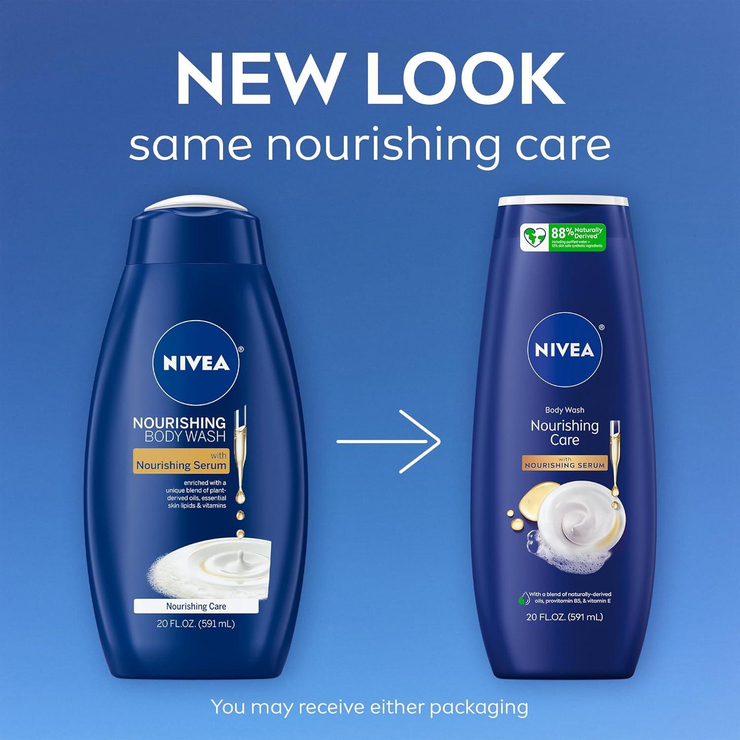 NIVEA Gel de Ducha Nutritivo 591 ml con Suero y Vitamina E
