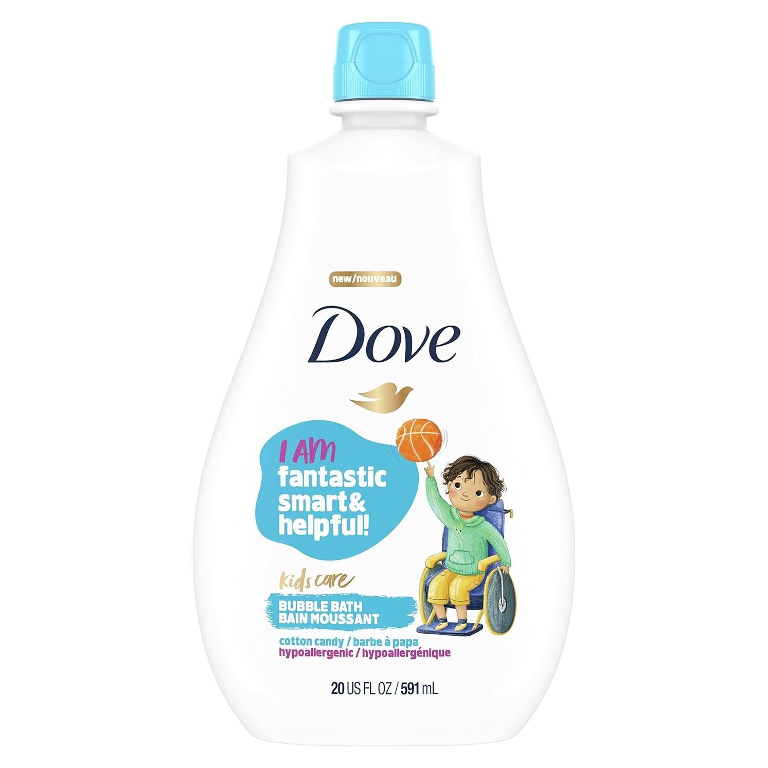 Dove Kids Care Baño de Burbujas Algodón de Azúcar 567 g