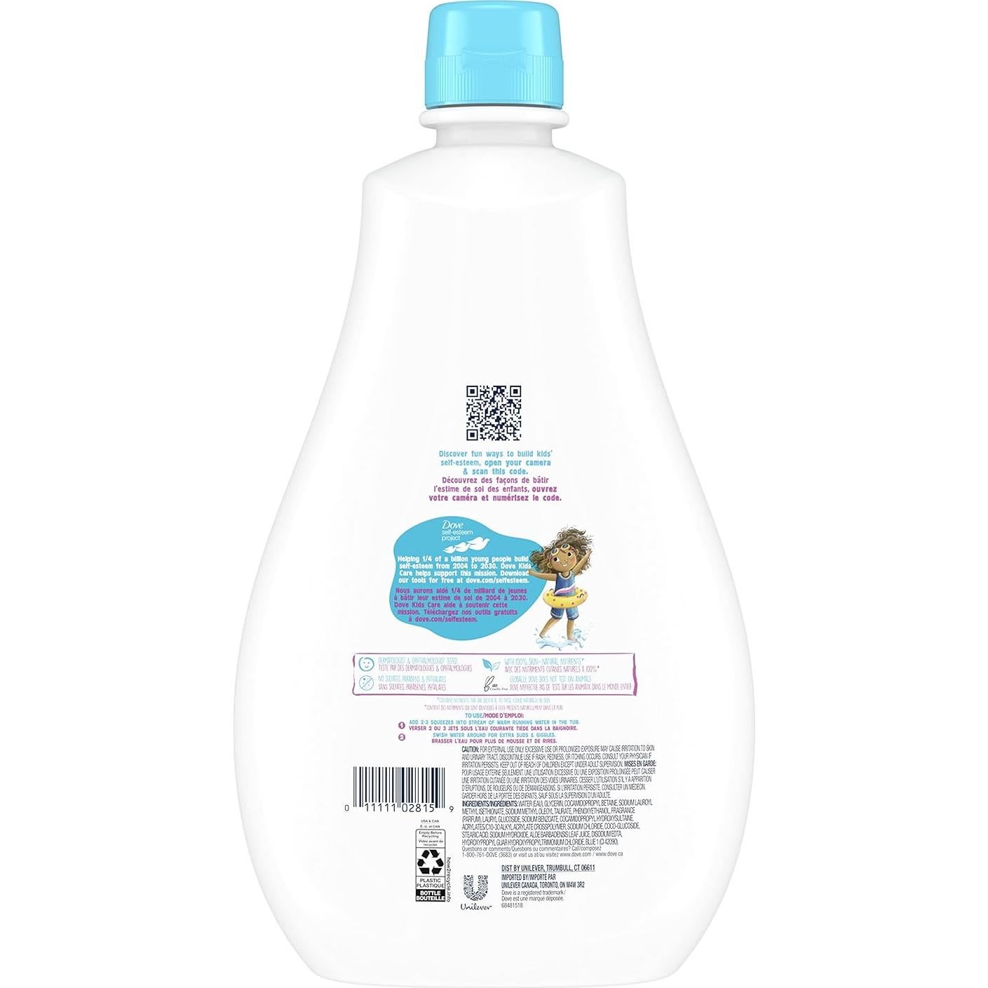 Dove Kids Care Baño de Burbujas Algodón de Azúcar 567 g