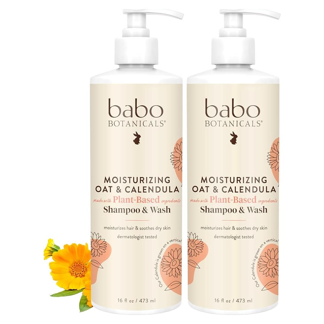 Champú y Lavado Hidratante Babo Botanicals 473 ml - Vegano