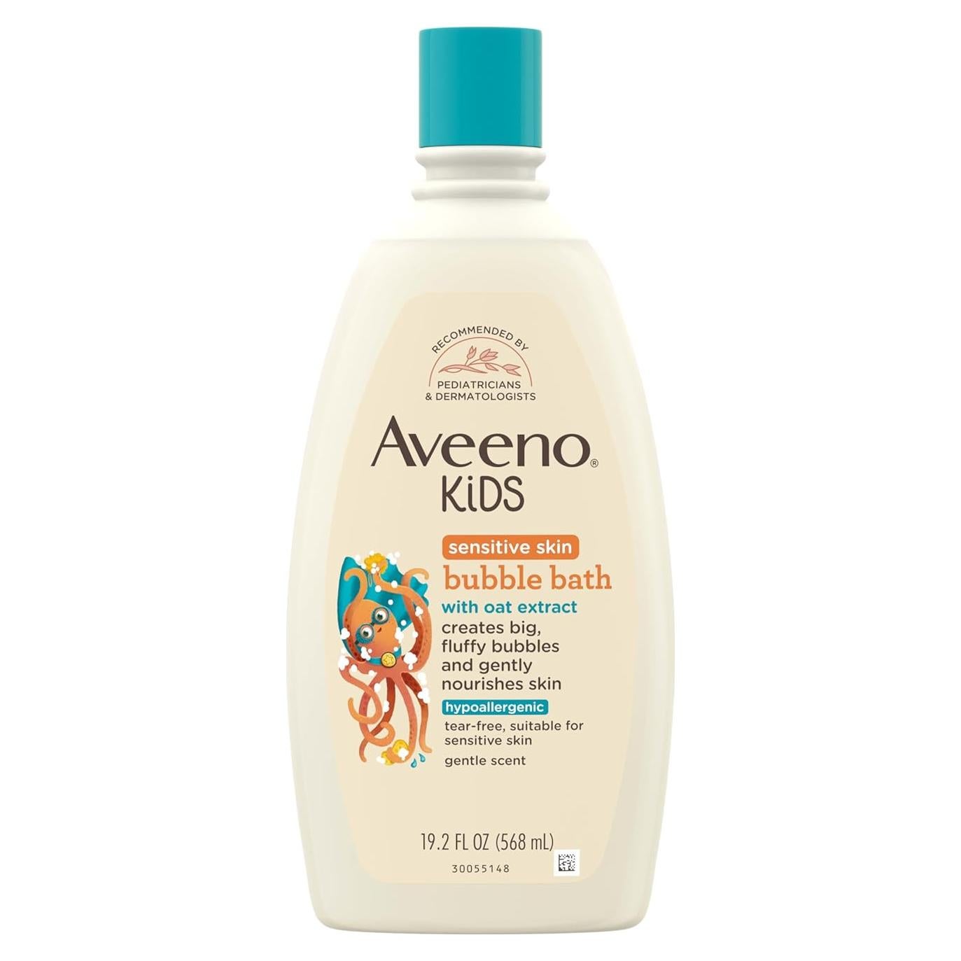 Baño de Burbujas Aveeno Kids 567 ml Piel Sensible Avena