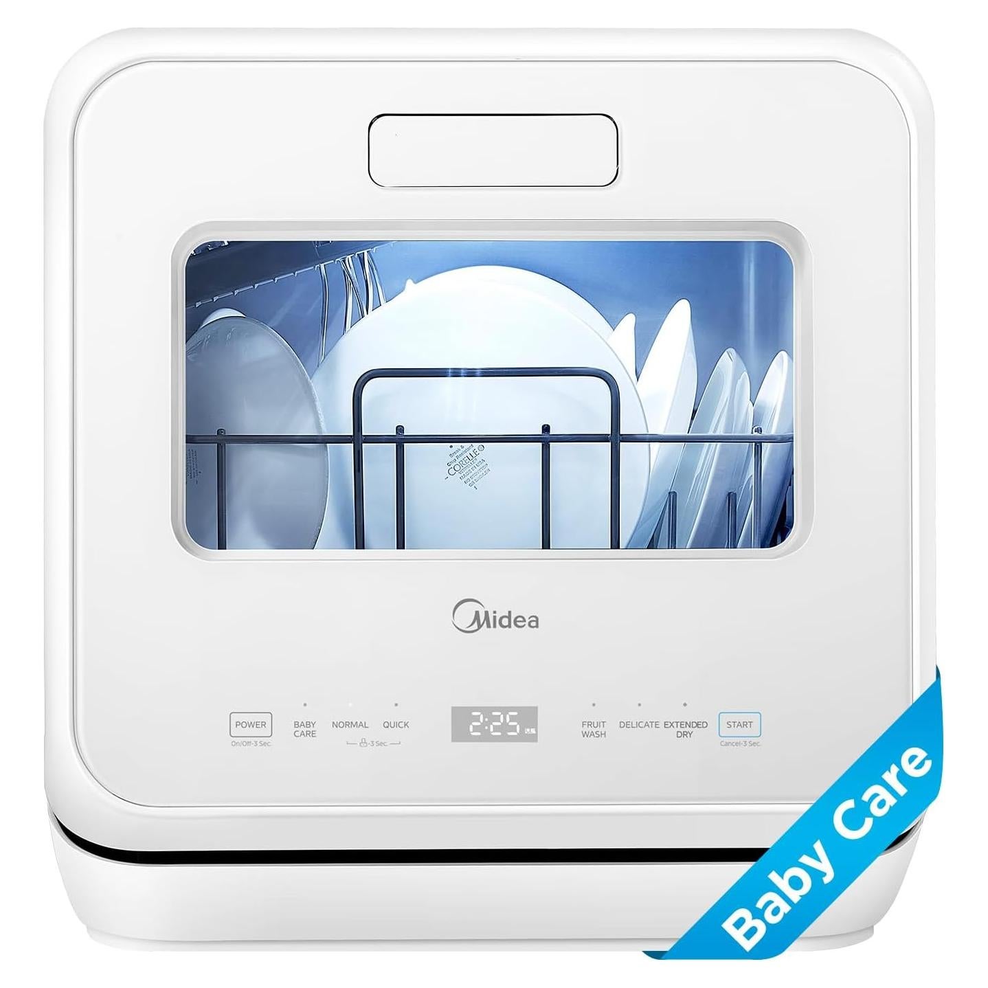Lavavajillas Portátil Midea MDC17P4CWW 5L Cuidado Bebé