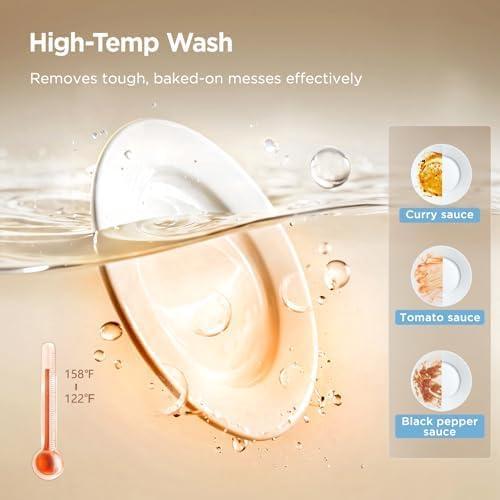 Lavavajillas Portátil Midea MDC17P4CWW 5L Cuidado Bebé