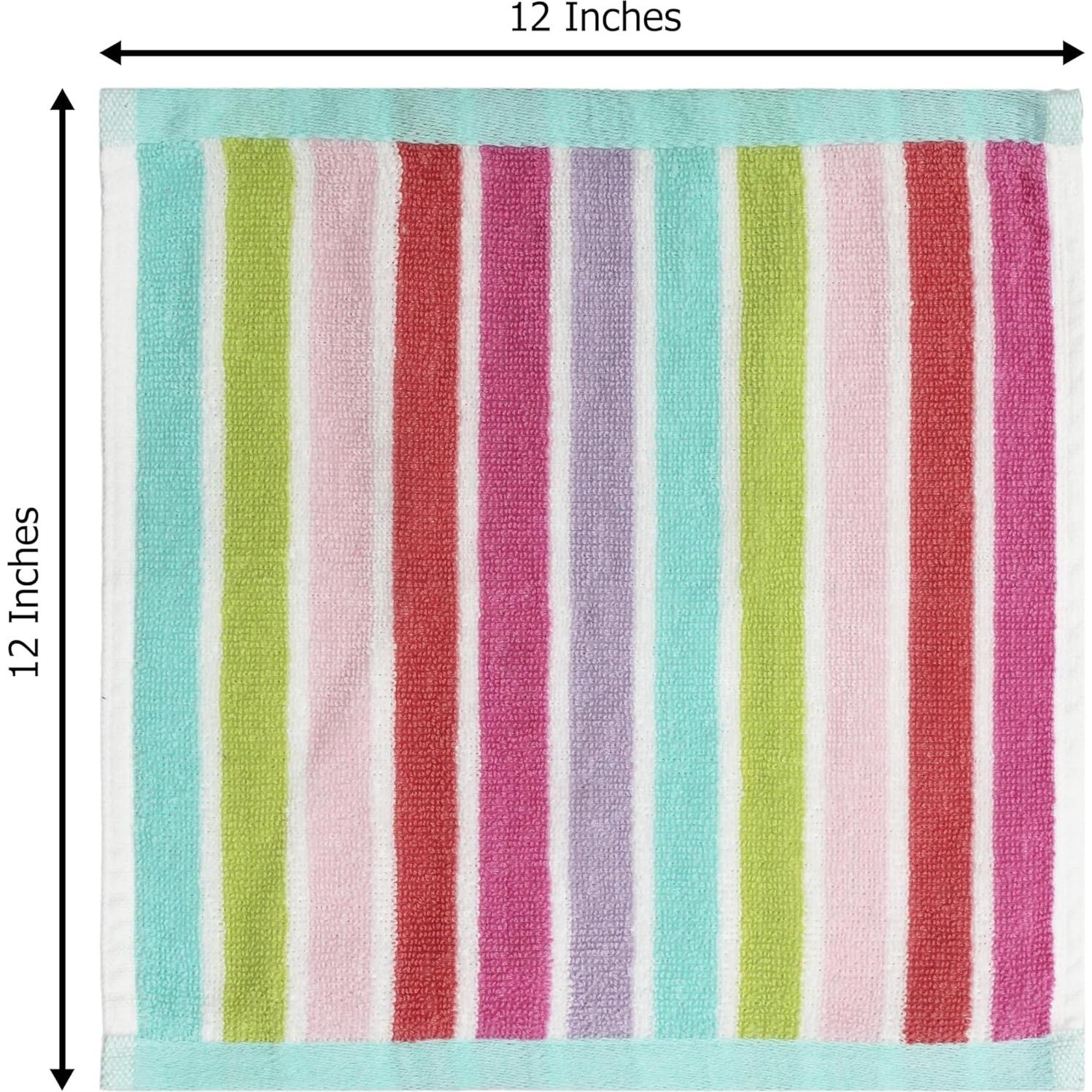 Paquete de 12 Paños de Lavado ORIGINAL KIDS 100% Algodón Rosa