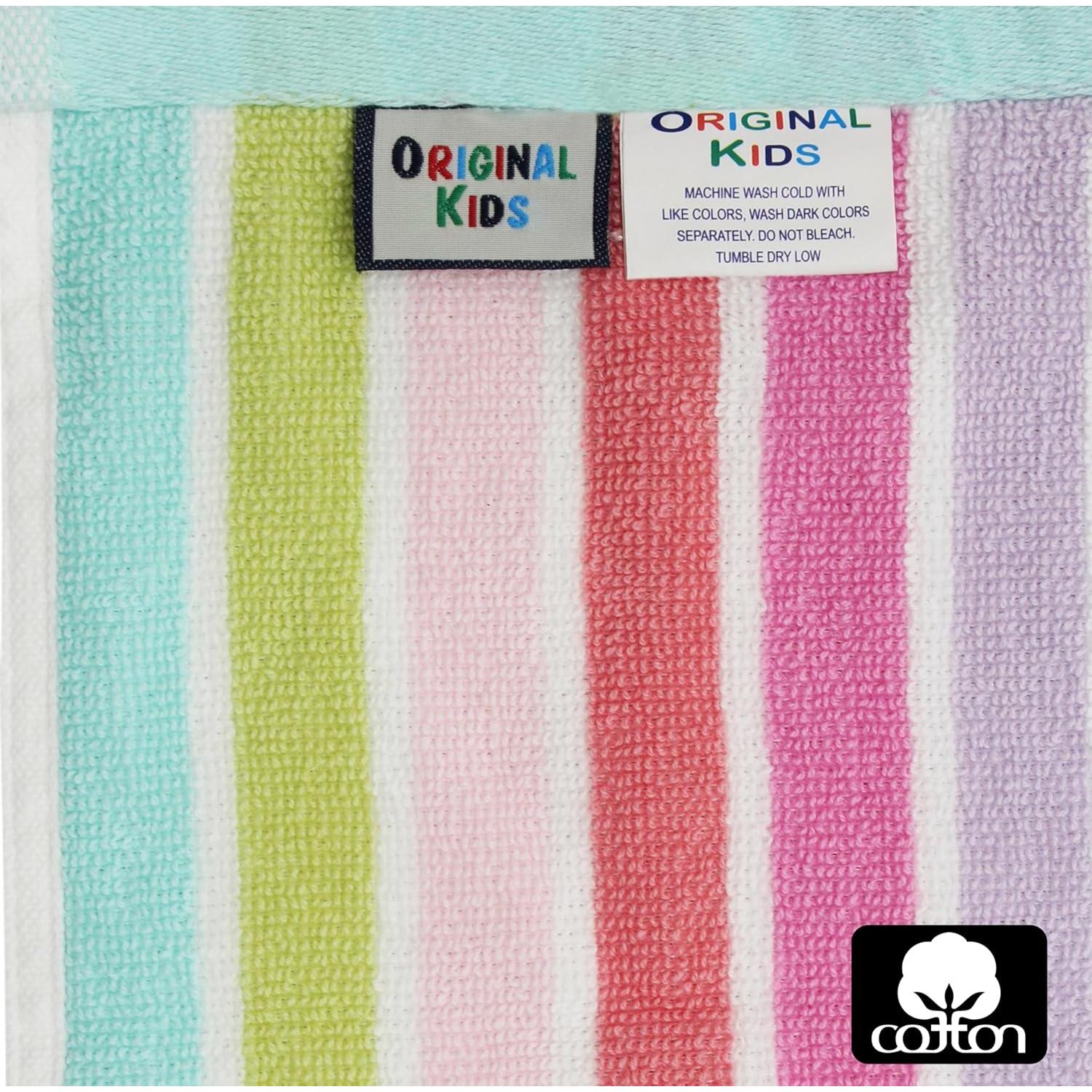 Paquete de 12 Paños de Lavado ORIGINAL KIDS 100% Algodón Rosa