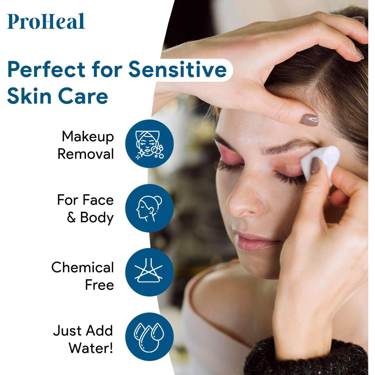 Toallitas Secas Desechables ProHeal - 60 Unidades para Bebés y Adultos