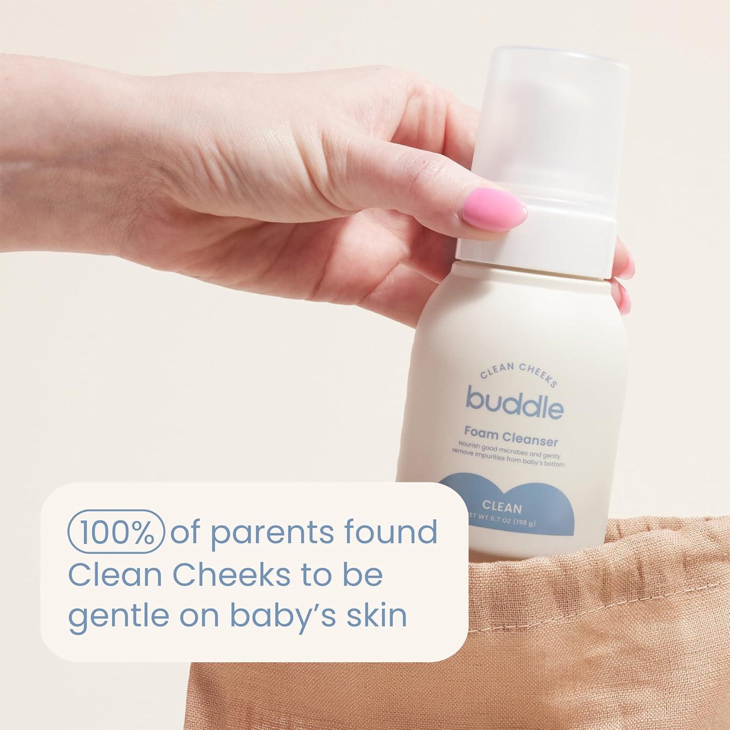 Limpiador Espumoso Clean Cheeks para Bebés 190g Sin Enjuague