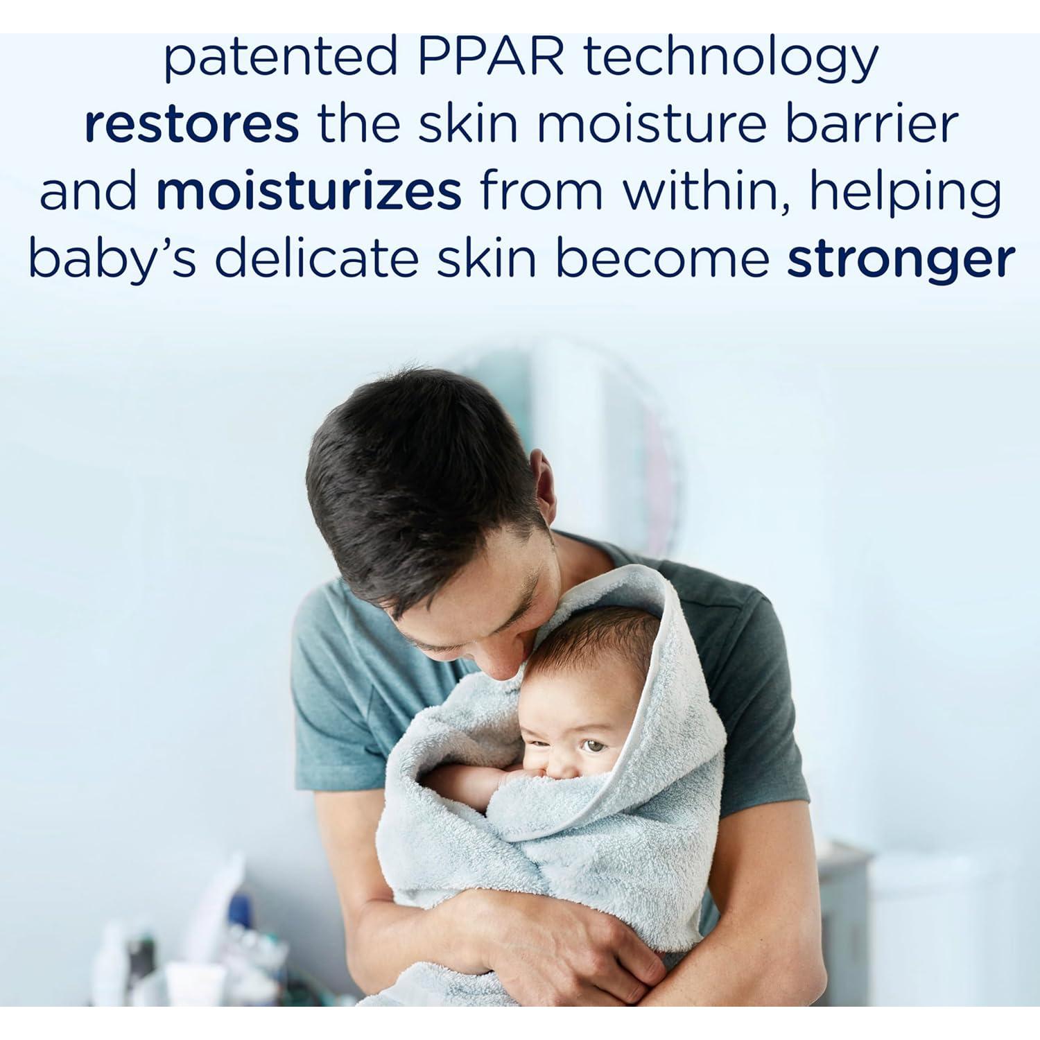 Baby Dove Gel y Crema Suave para Bebés 2x369.5g y 145g Eczema