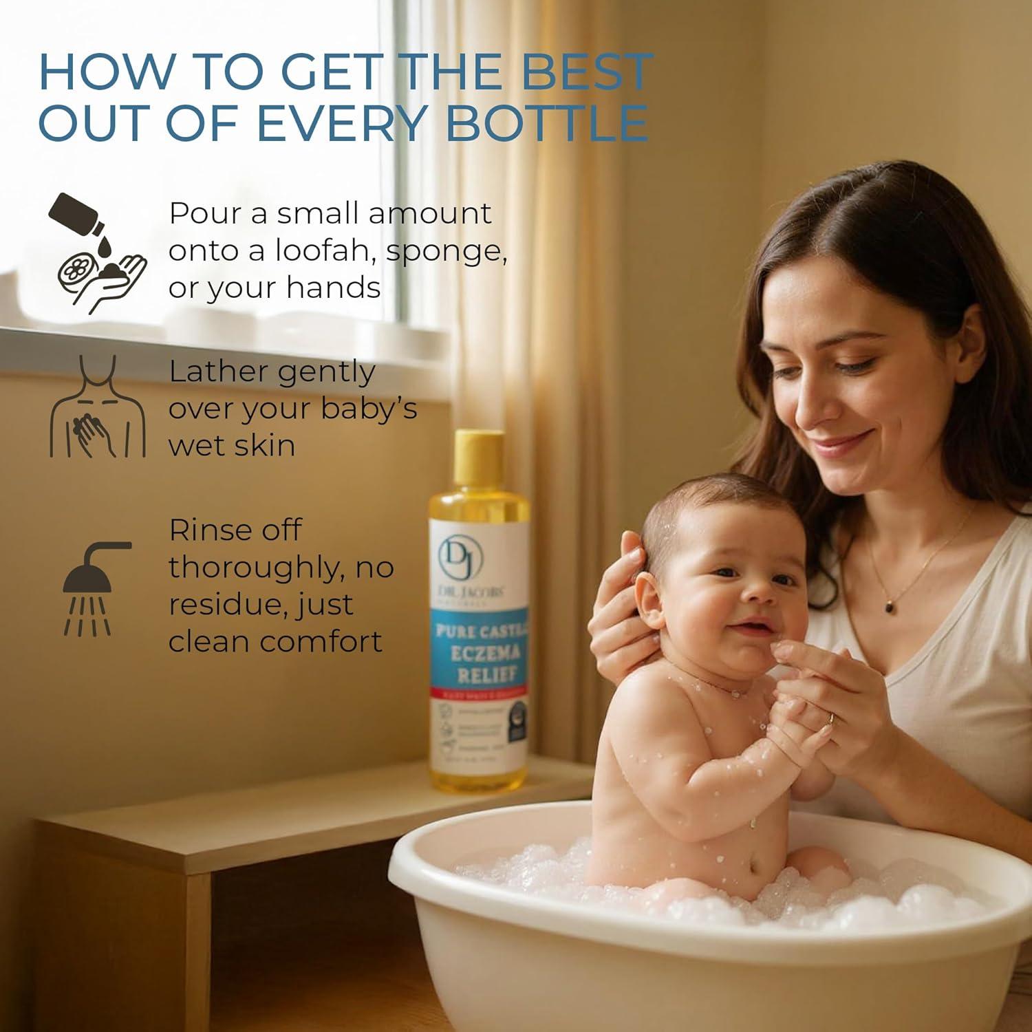 Jabón Corporal Dr. Jacobs para Bebés 473ml - Hipoalergénico