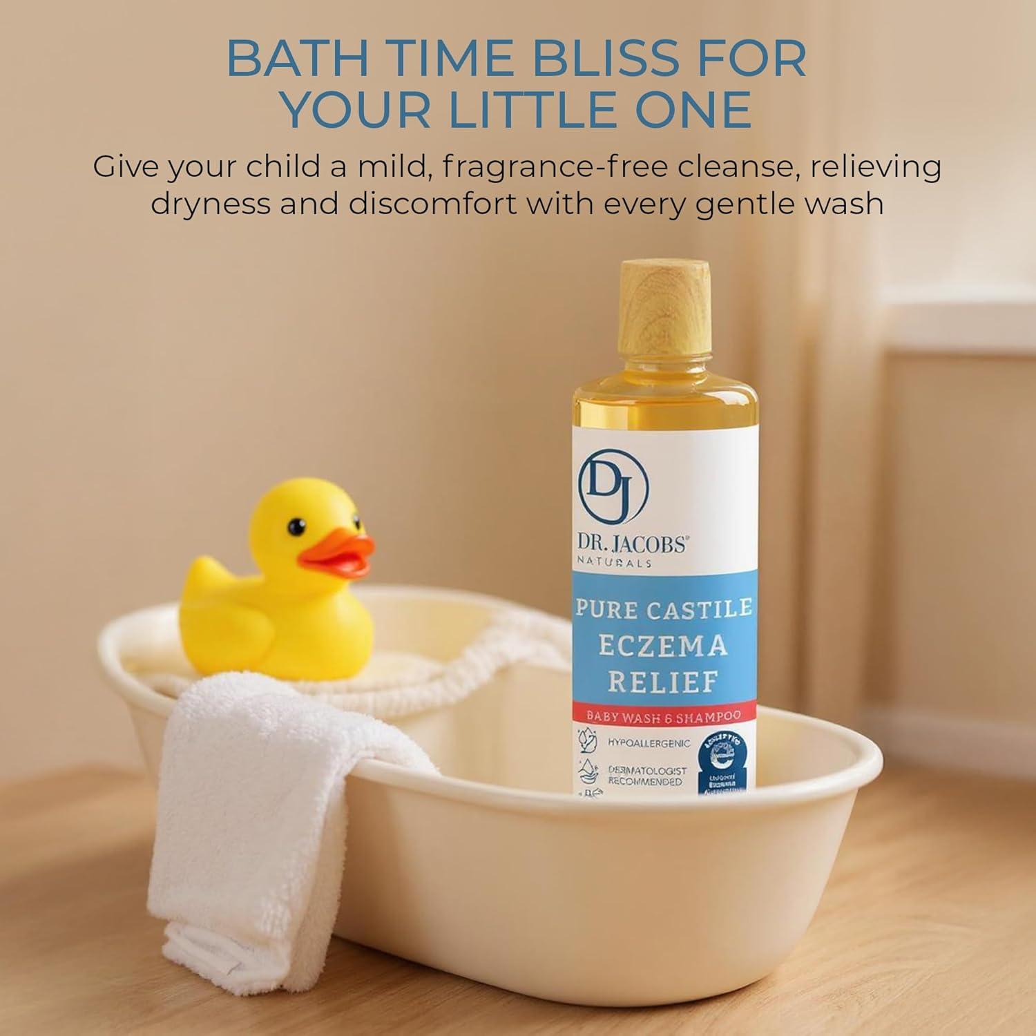 Jabón Corporal Dr. Jacobs para Bebés 473ml - Hipoalergénico