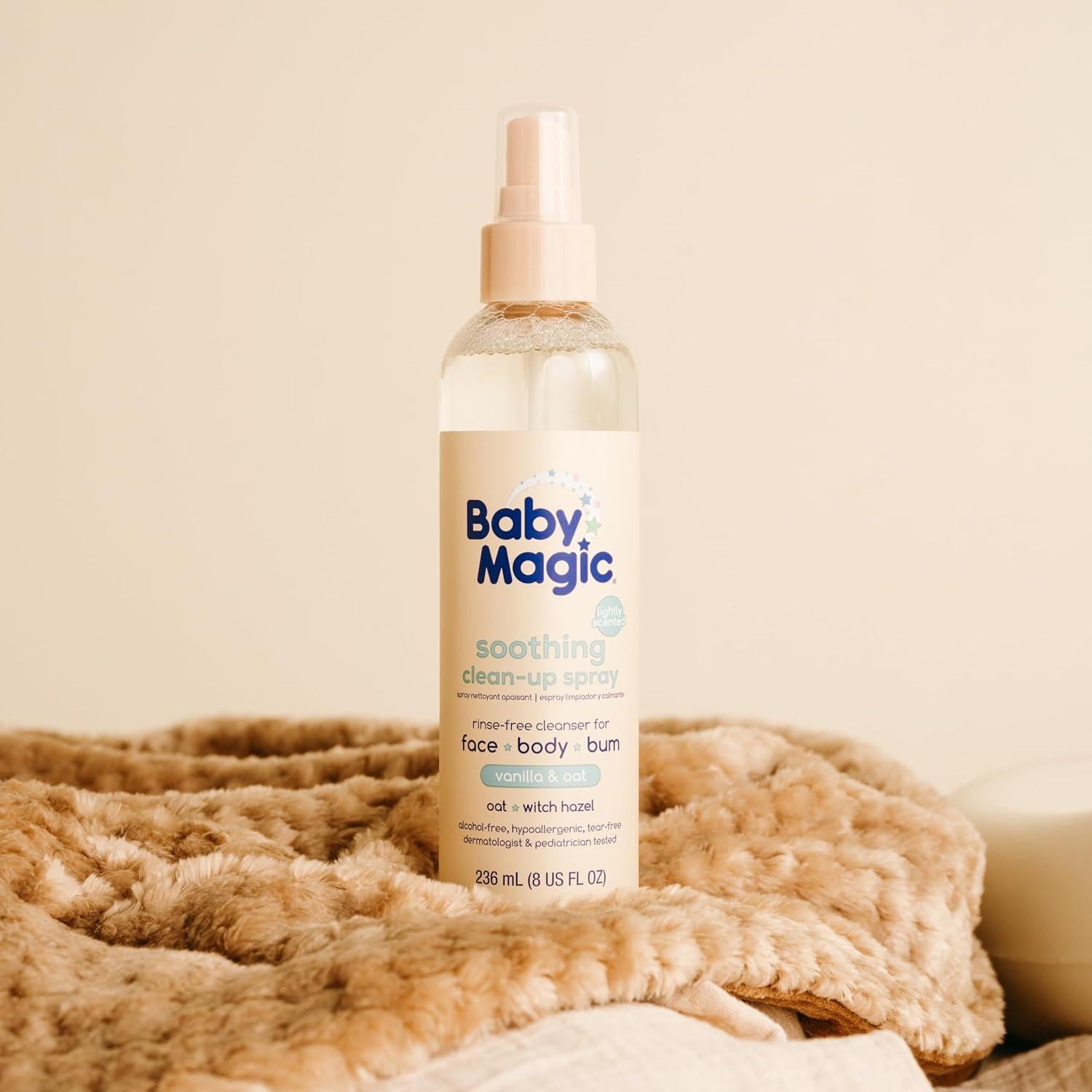 Baby Magic Spray Limpiador Suave Hipoalergénico 226.8 g