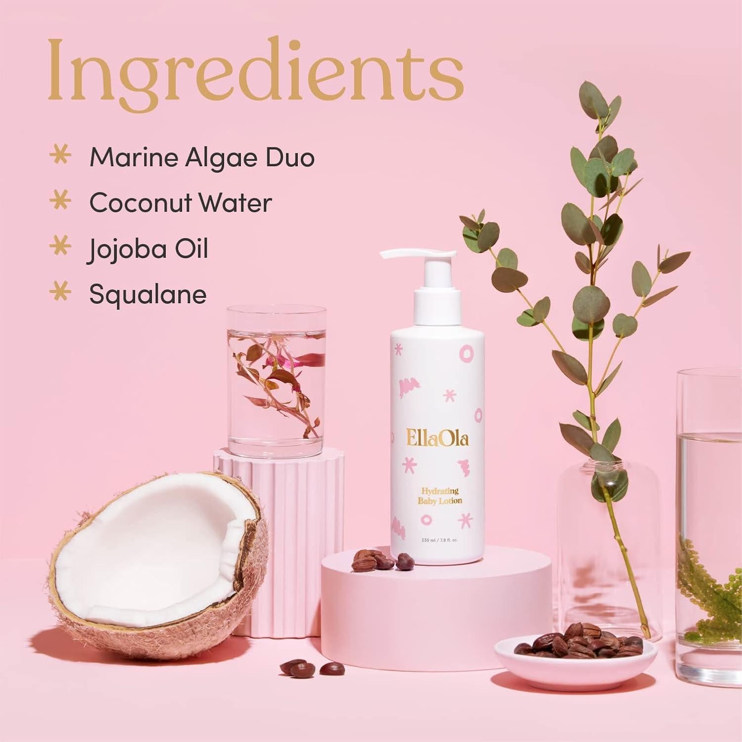 Loción Hidratante para Bebés EllaOla 230 ml - Piel Seca y Eccema