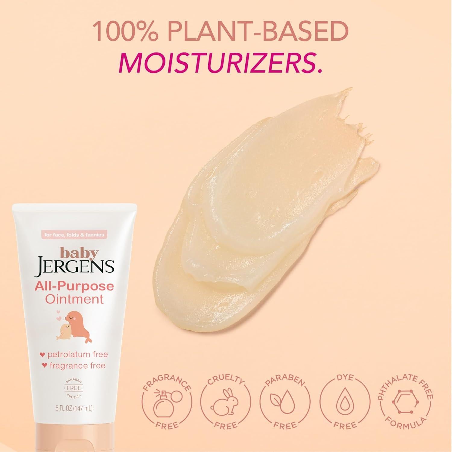 Ungüento para Bebés Jergens 142g - Hidratante Natural Sin Petrolato