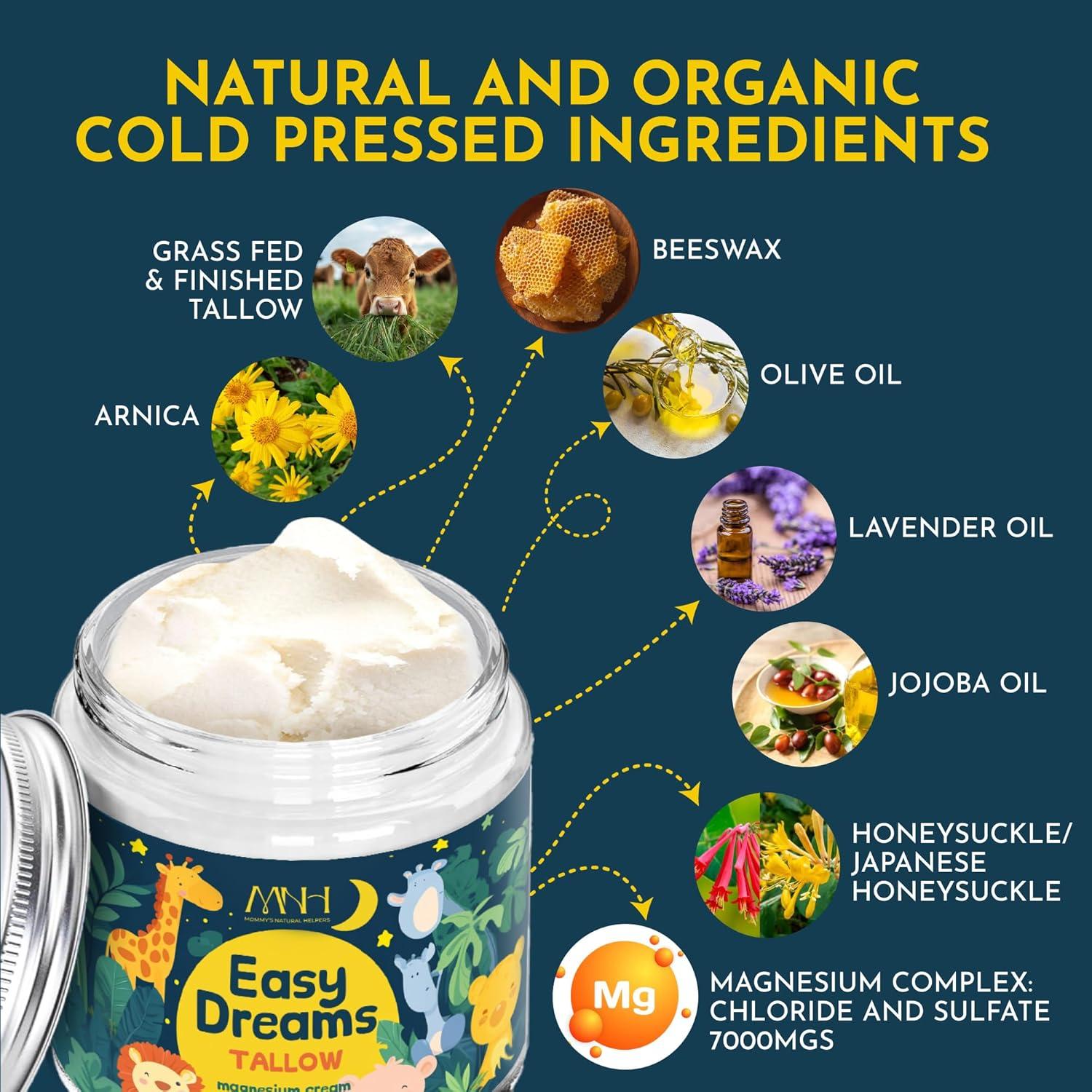 Loción de Magnesio Orgánica para Niños Easy Dreams 226g