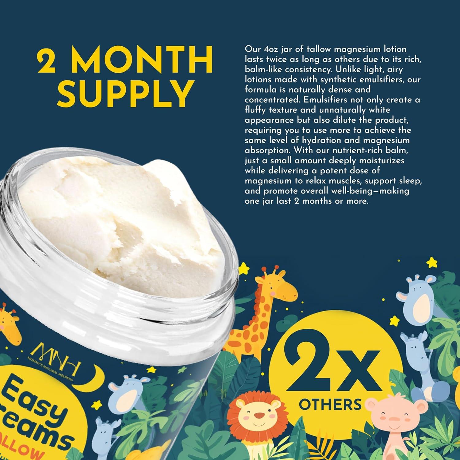 Loción de Magnesio Orgánica para Niños Easy Dreams 226g