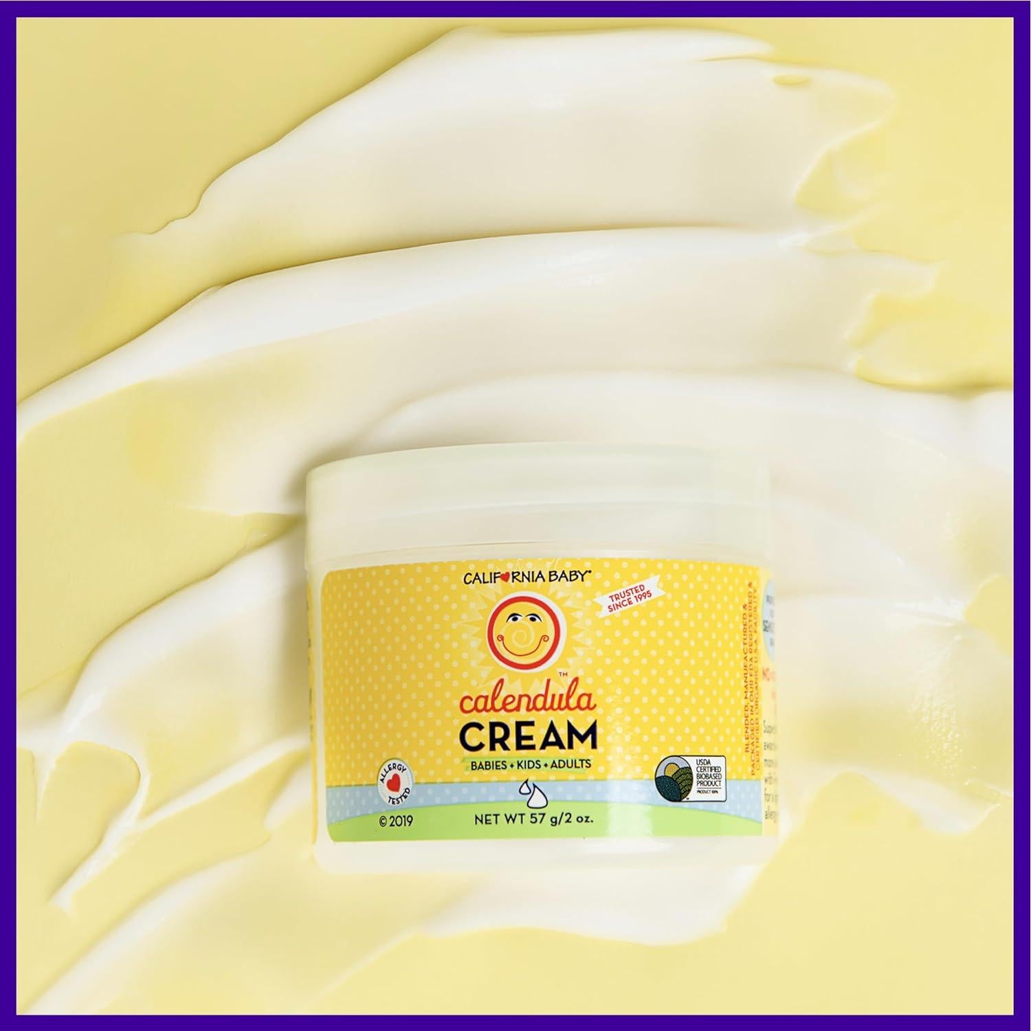 Crema de Caléndula California Baby 51 g | Suavizante Piel Irritada