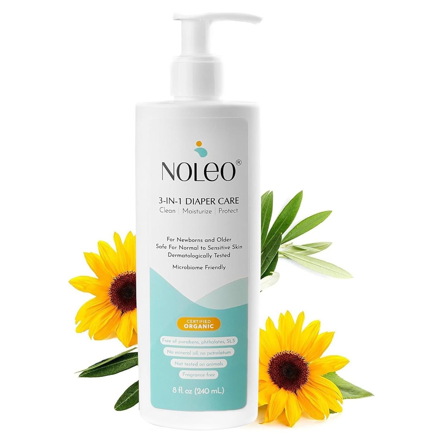 Crema para Bebés NOLEO 3-en-1 226.8 g - Cuidado de Pañales