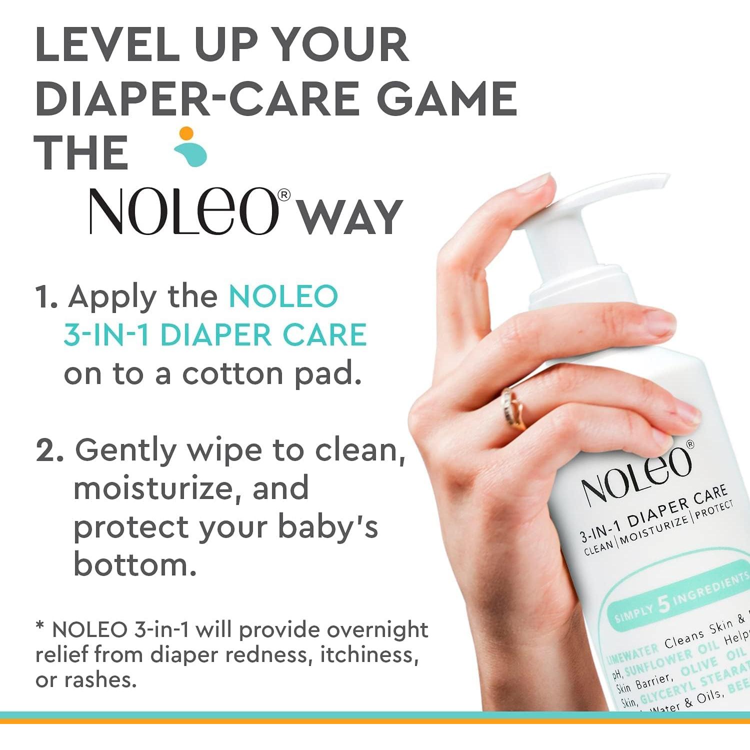 Crema para Bebés NOLEO 3-en-1 226.8 g - Cuidado de Pañales