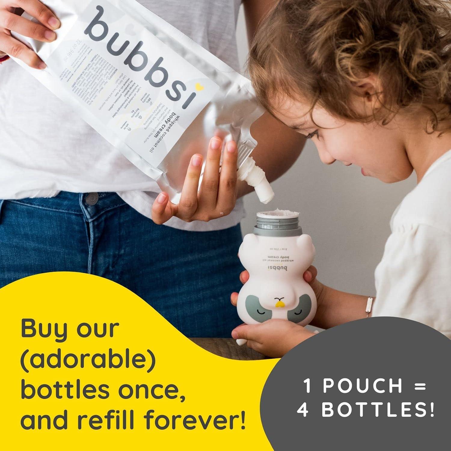 Loción Hidratante para Bebés Bubbsi 32 oz - Aceite de Coco Orgánico