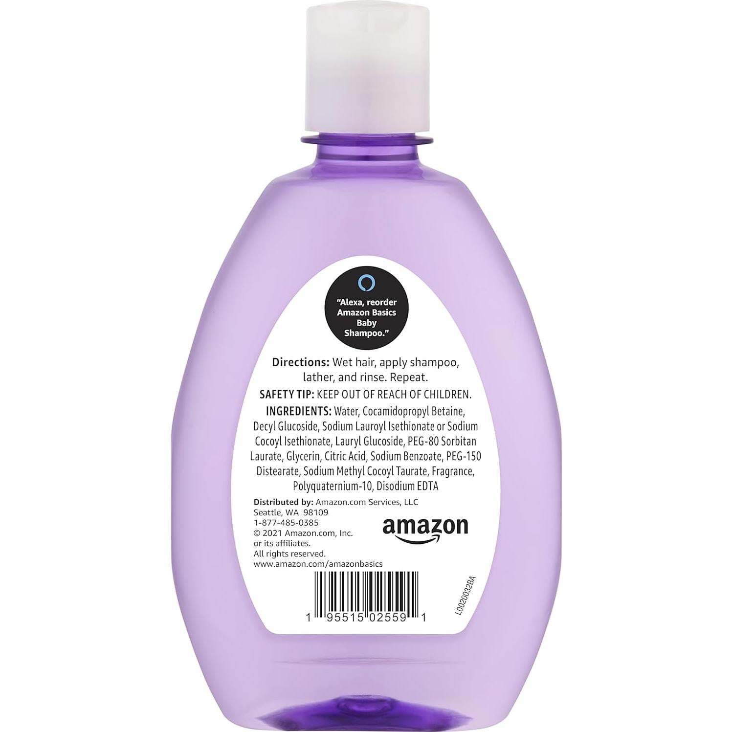 Champú Hipoalergénico para Bebés Amazon Basics 403.6 ml