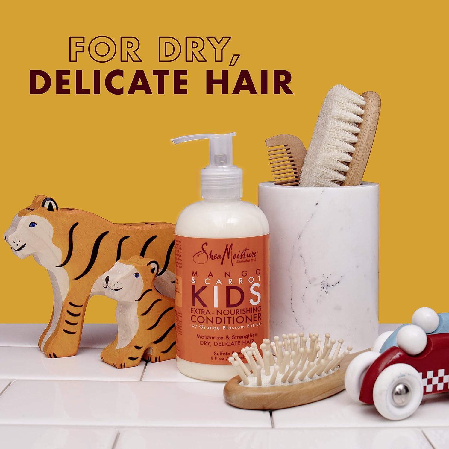 Set de Champú y Acondicionador SheaMoisture KIDS 3 Piezas