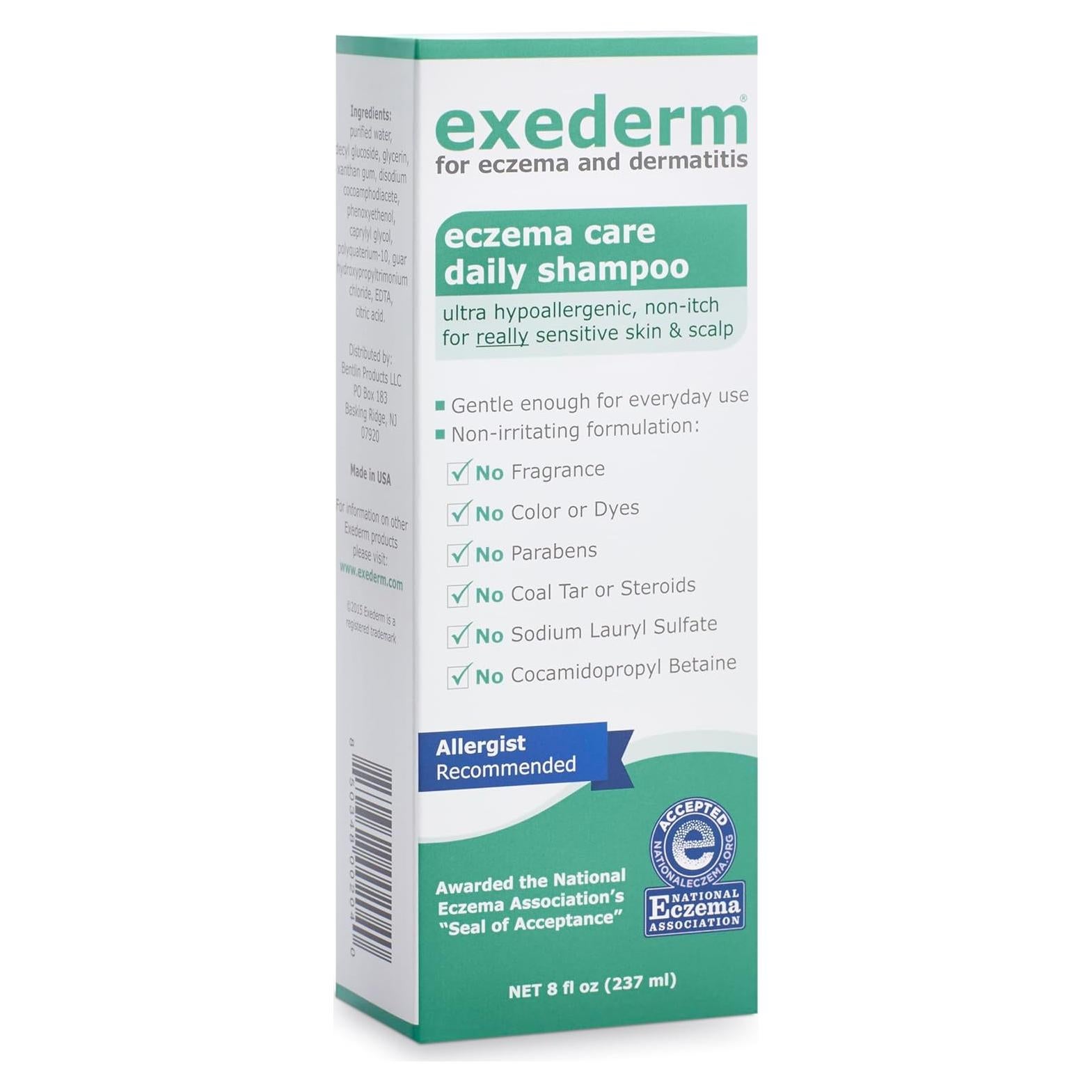 Champú Exederm para Eczema y Dermatitis 236 ml Hipoalergénico