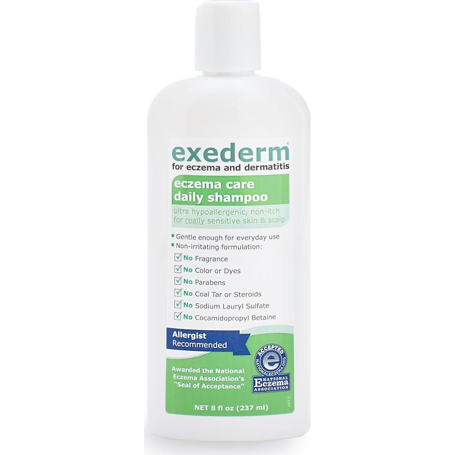 Champú Exederm para Eczema y Dermatitis 236 ml Hipoalergénico