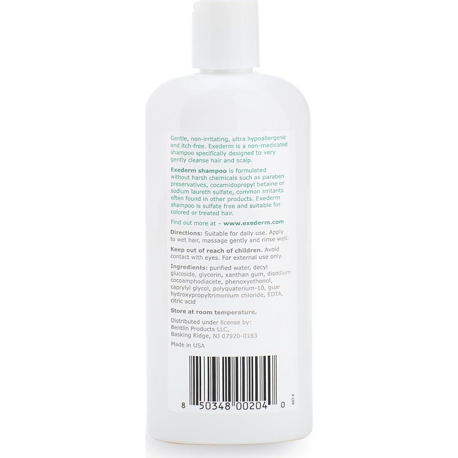 Champú Exederm para Eczema y Dermatitis 236 ml Hipoalergénico